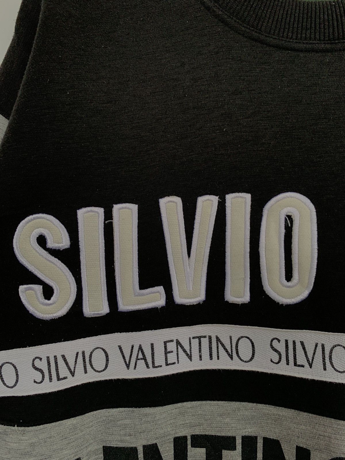 Designer Vintage 90s Silvio Valentino Sweatshirt Size US L / EU 52-54 / 3 - 4 Thumbnail