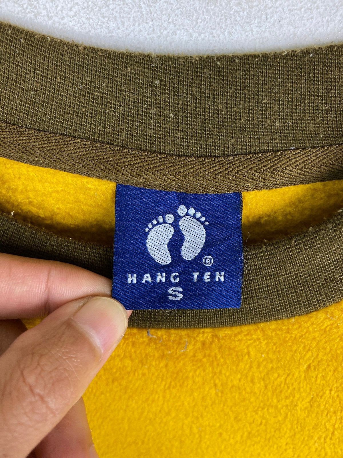 Hang Ten × Vintage Vintage HANG TEN Surfboard Fleece Sweatshirt Pullover Size US S / EU 44-46 / 1 - 4 Thumbnail