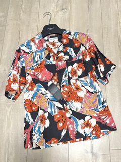 SAINT LAURENT SHORT SLEEVE HAWAIIAN SHIRT IN MULTICOLOR HAWAIIAN PRINTED  VISCOSE, YSL.COM