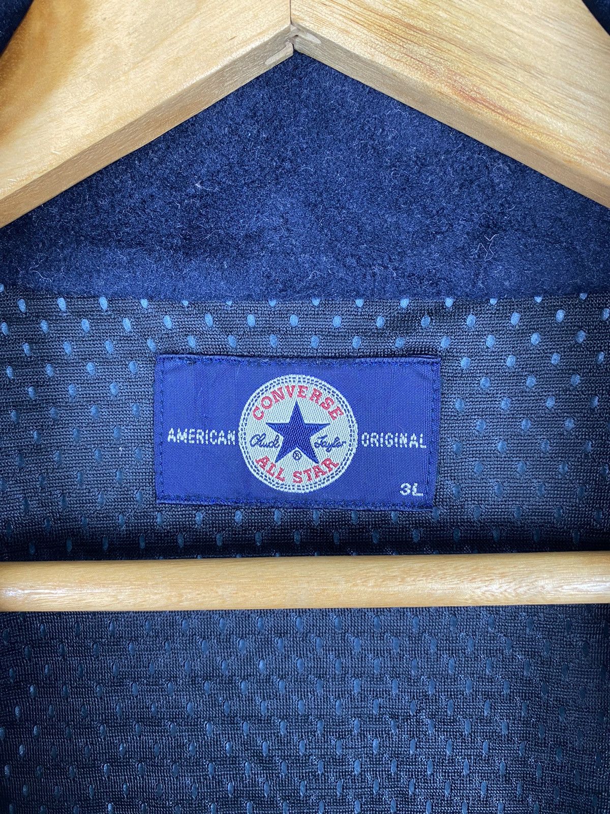 Converse × Vintage Vintage CONVERSE ALL STAR Streetwear Fleece Sweater Jacket Size US XXL / EU 58 / 5 - 5 Thumbnail