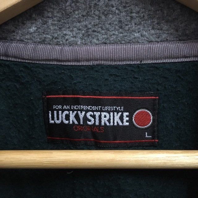 Sports Specialties × Vintage Vintage LUCKY STRIKE Racing Team Fleece Long Sleeve Size US L / EU 52-54 / 3 - 4 Thumbnail