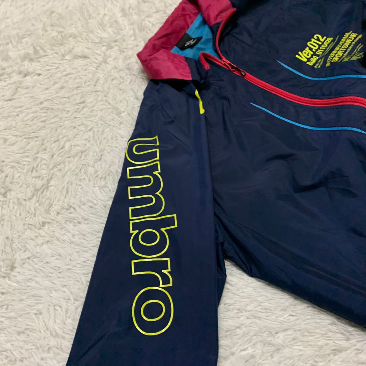 Descente Big logo Umbro multicolour on sleeve x Descente jacket Size US L / EU 52-54 / 3 - 9 Thumbnail