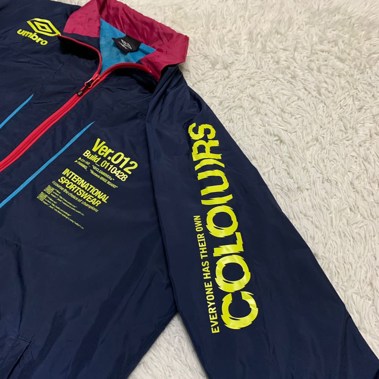 Descente Big logo Umbro multicolour on sleeve x Descente jacket Size US L / EU 52-54 / 3 - 8 Thumbnail