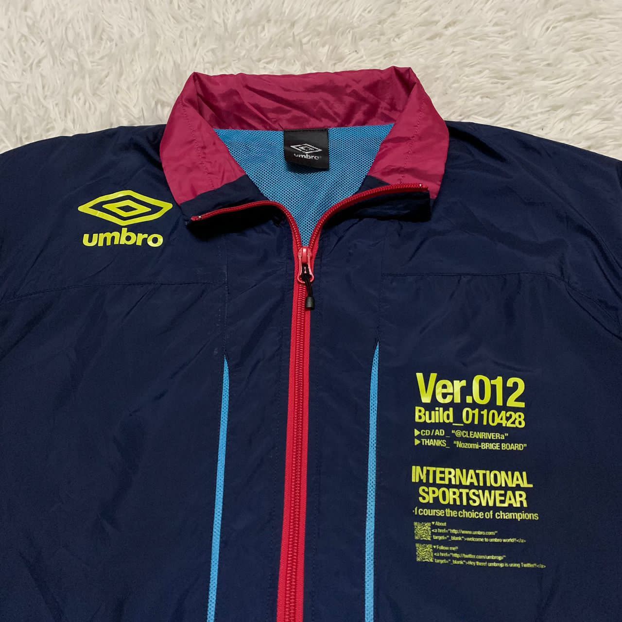 Descente Big logo Umbro multicolour on sleeve x Descente jacket Size US L / EU 52-54 / 3 - 7 Thumbnail