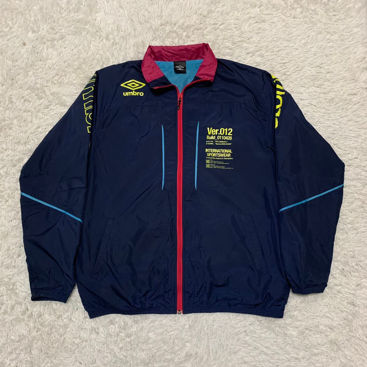 Descente Big logo Umbro multicolour on sleeve x Descente jacket Size US L / EU 52-54 / 3 - 14 Thumbnail