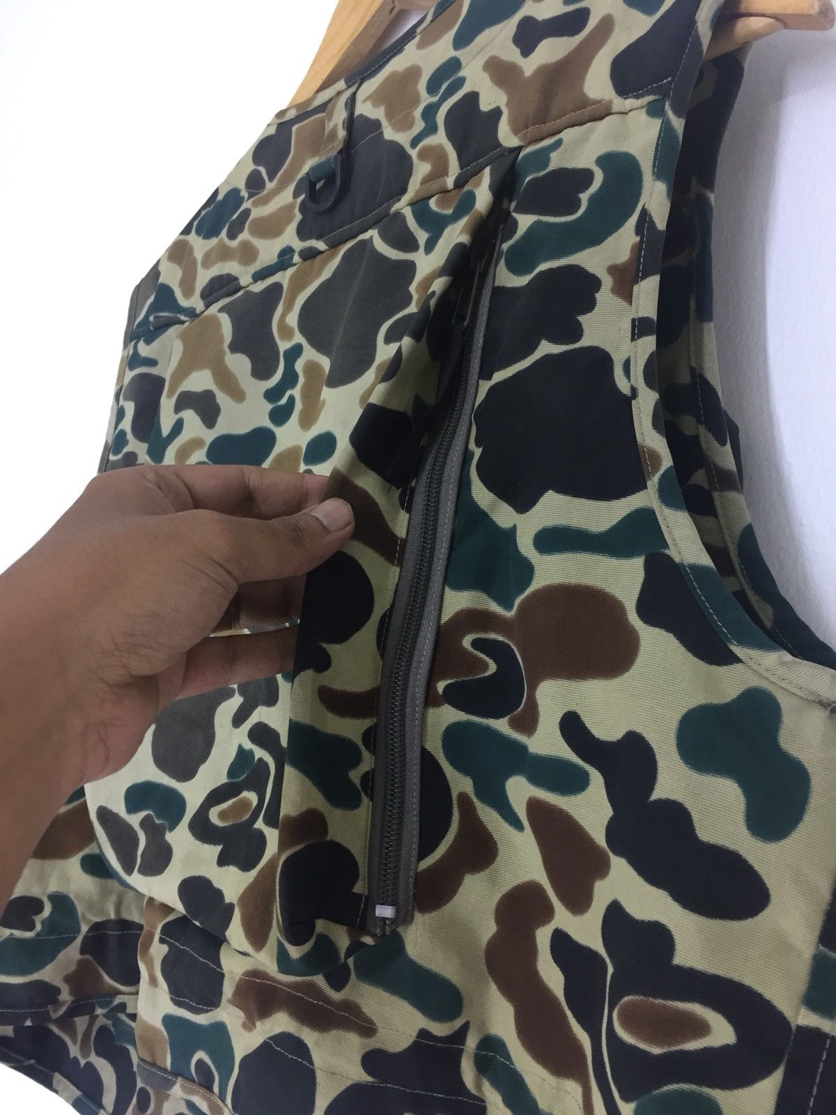 Japanese Brand Weather Land Duck Camo Vest Multipocket Size US L / EU 52-54 / 3 - 8 Thumbnail