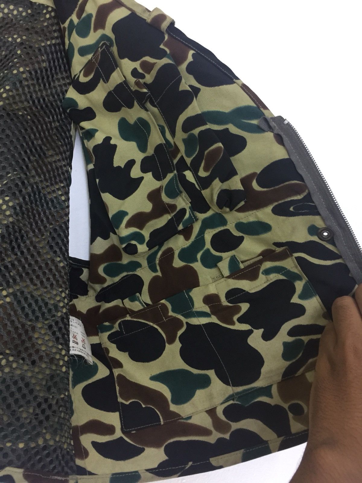Japanese Brand Weather Land Duck Camo Vest Multipocket Size US L / EU 52-54 / 3 - 6 Thumbnail