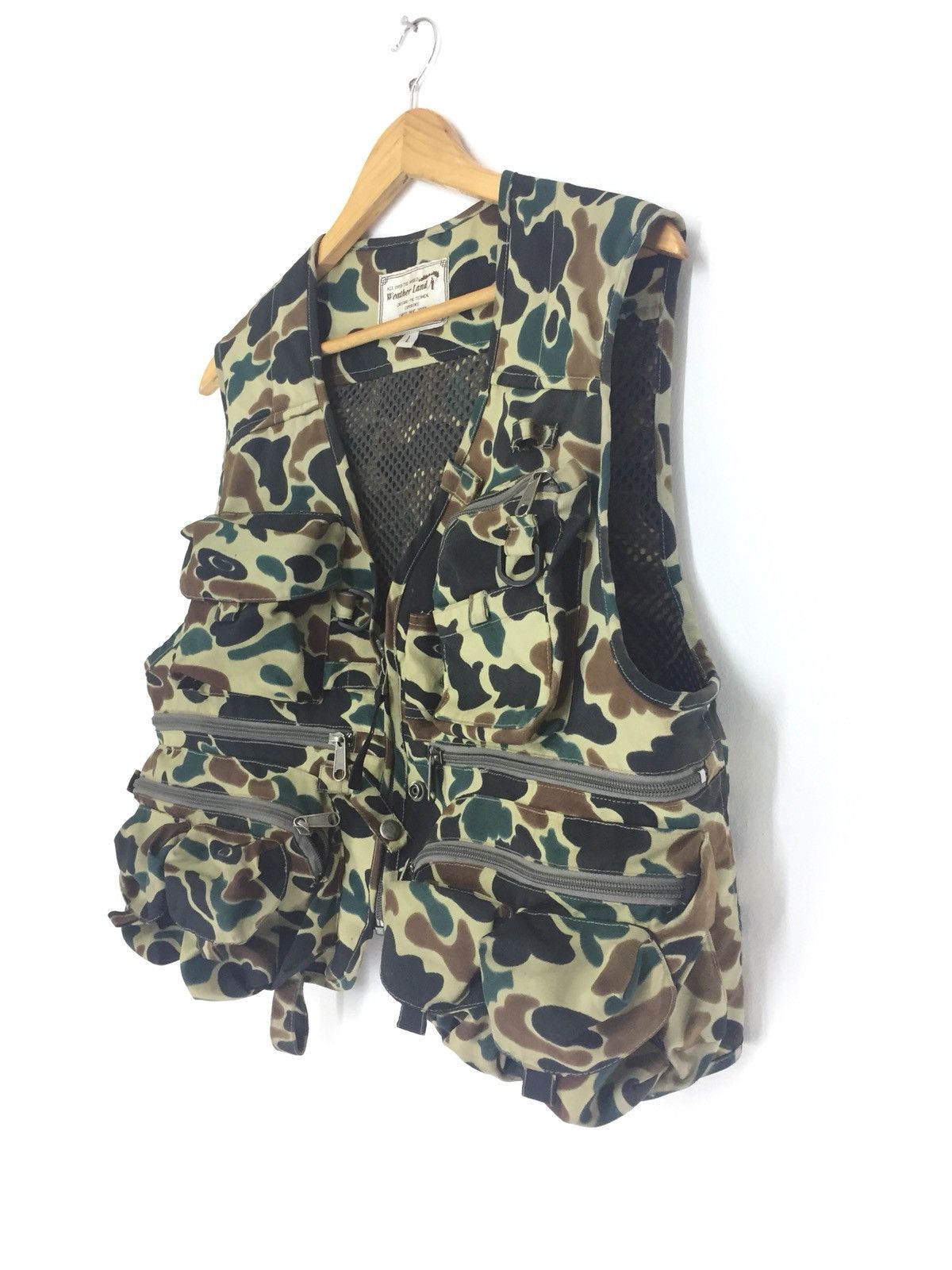 Japanese Brand Weather Land Duck Camo Vest Multipocket Size US L / EU 52-54 / 3 - 3 Thumbnail