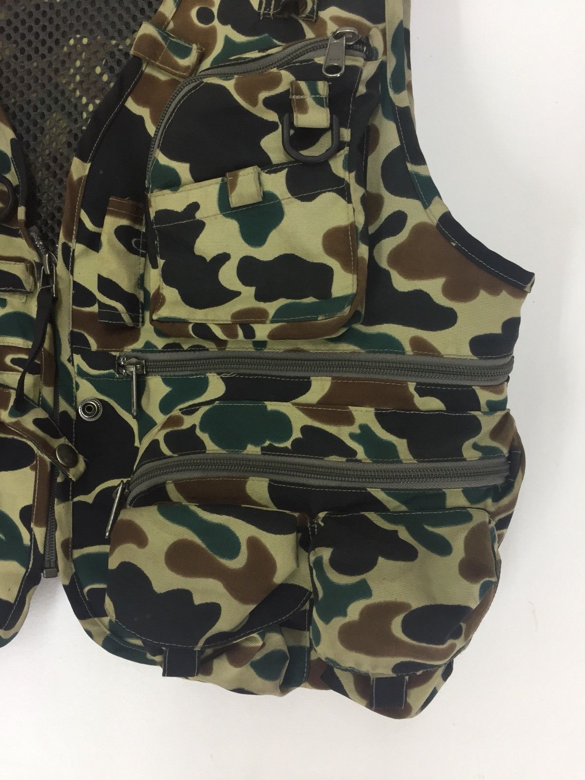 Japanese Brand Weather Land Duck Camo Vest Multipocket Size US L / EU 52-54 / 3 - 4 Thumbnail