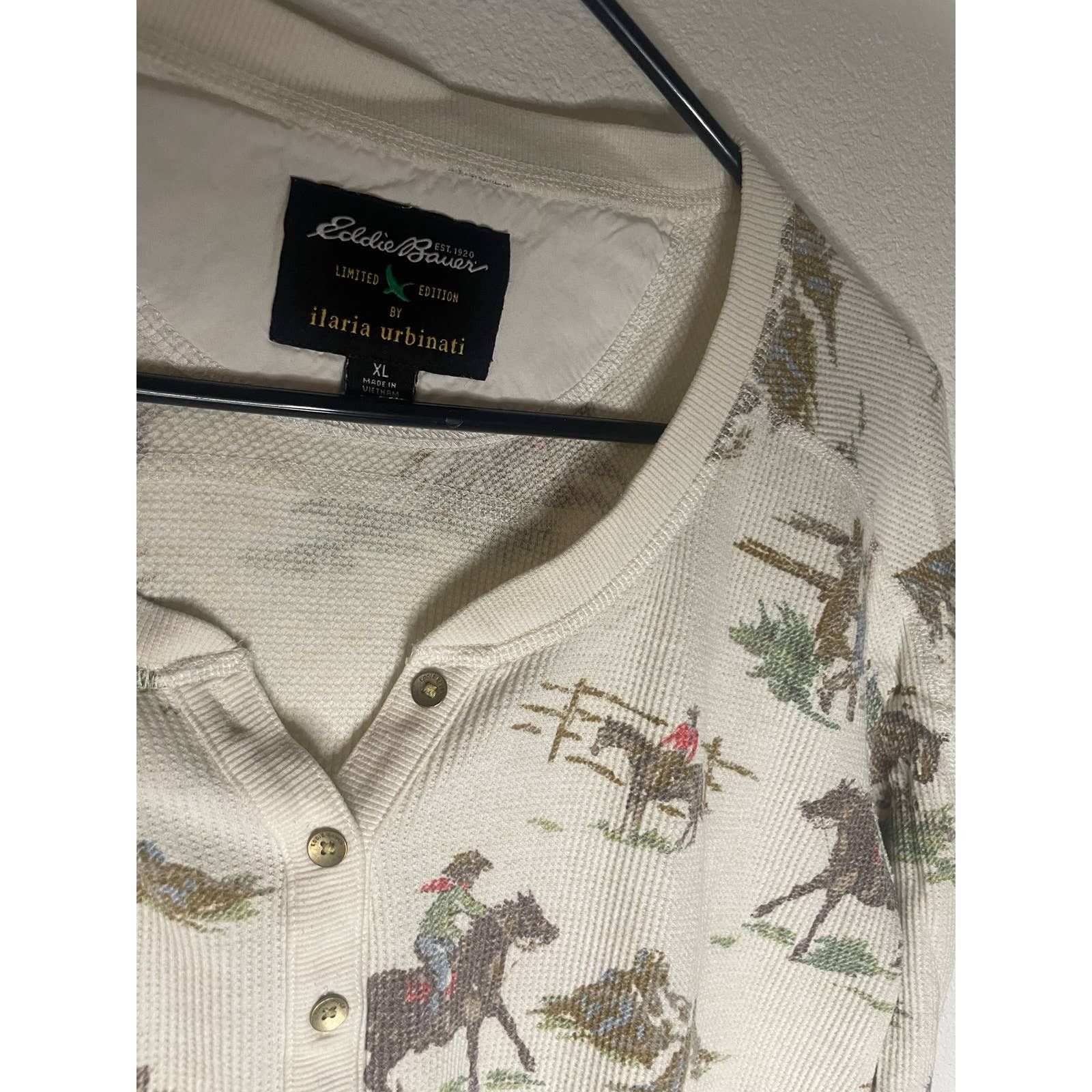 Nike Eddie Bauer Long Sleeve Shirt Ilaria Urbanati Cowboys Medium Size US XL / EU 56 / 4 - 2 Thumbnail