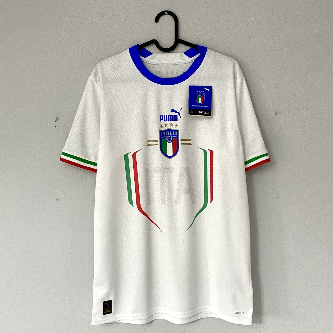 Vintage M 2022 2023 Italy National Puma Away Kit Soccer Jersey Shirt Size US M / EU 48-50 / 2 - 2 Thumbnail