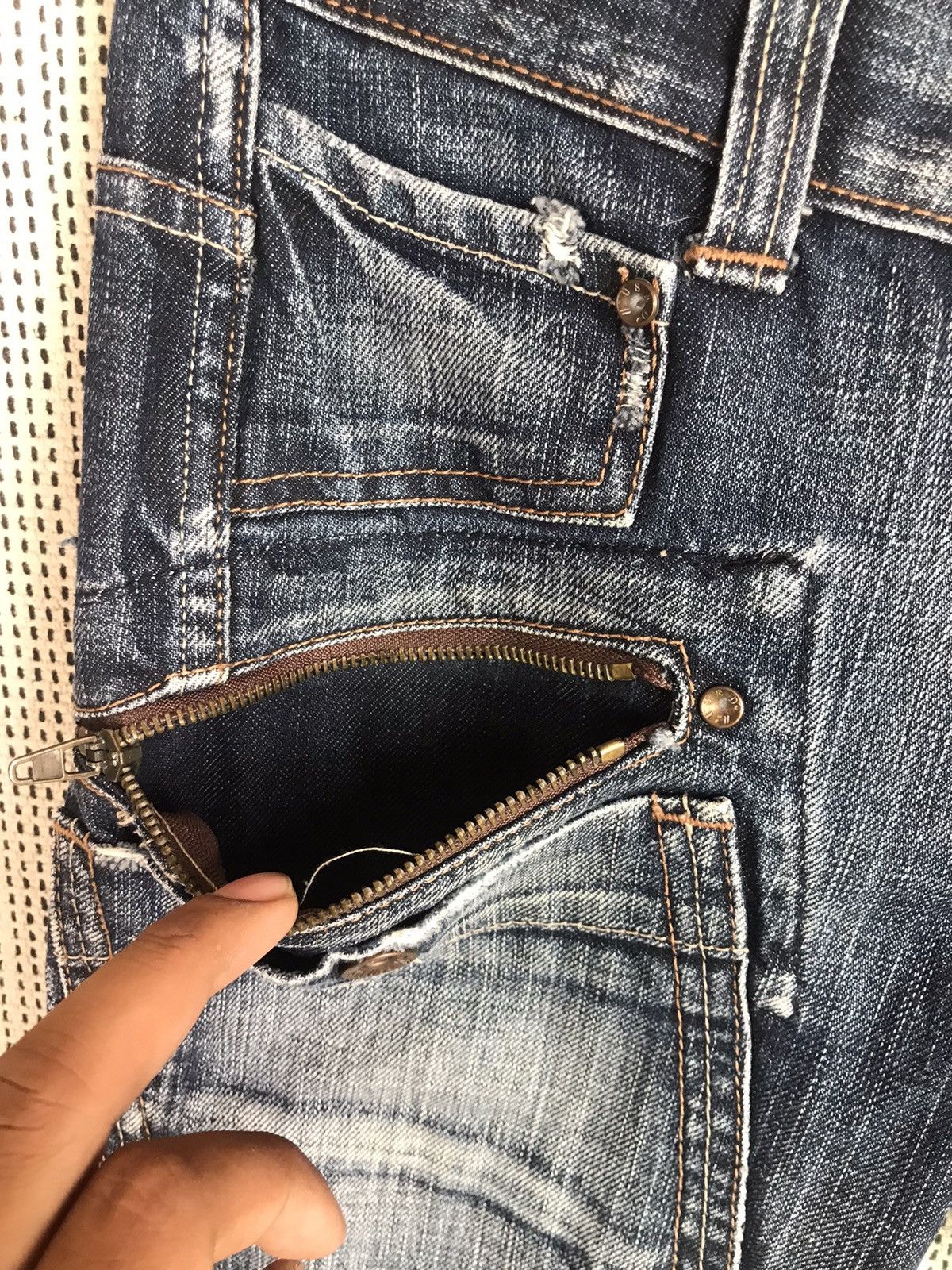 Japanese Brand × Voodoo Tactical ‼️JAPANASE BRAND USED JEANS BOOTCUT DENIM MULTIPOCKET‼️ Size US 28 / EU 44 - 7 Thumbnail