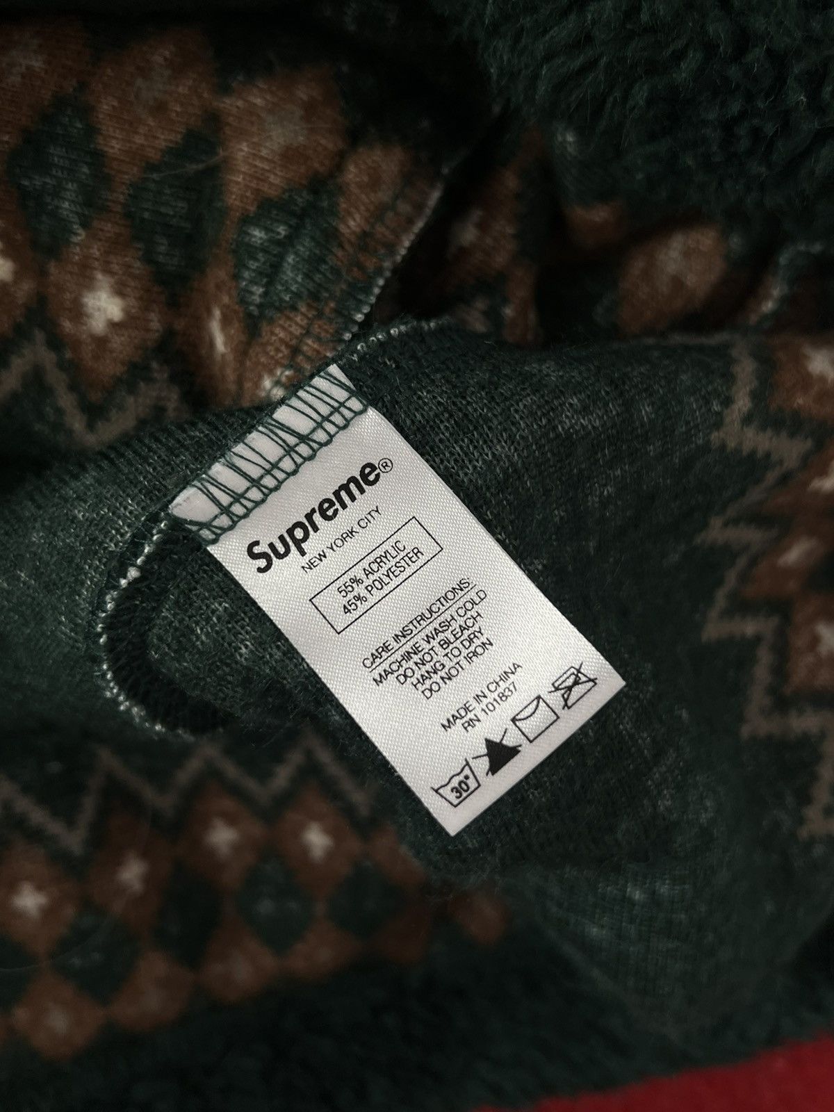 Supreme Drama Mask Fleece Zip Up Jacket Size US L / EU 52-54 / 3 - 7 Thumbnail