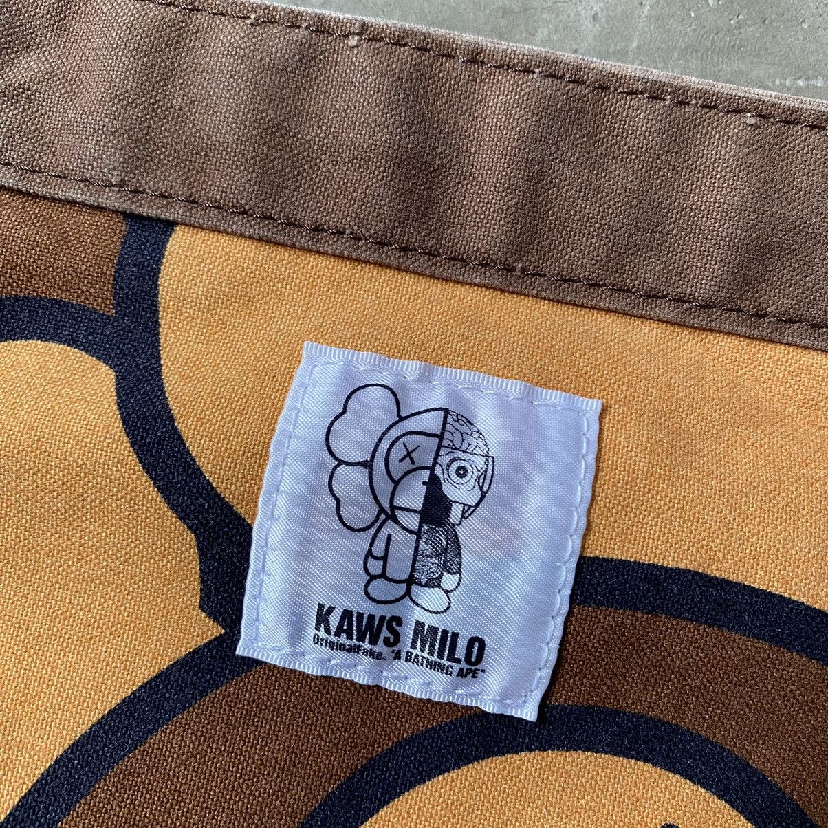 Bape - Kaws Original Fake - Canvas Large Tote Bag