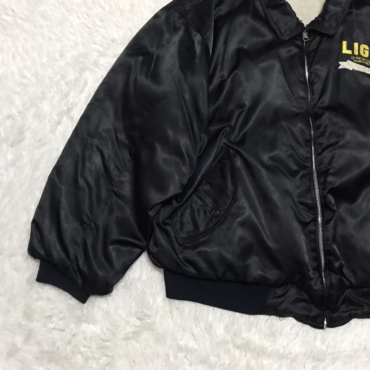 Japanese Brand Embroidery & Reverse Bomber Jacket Size US L / EU 52-54 / 3 - 5 Thumbnail
