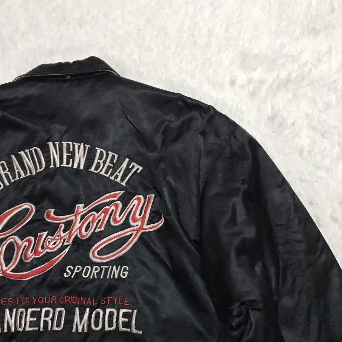 Japanese Brand Embroidery & Reverse Bomber Jacket Size US L / EU 52-54 / 3 - 8 Thumbnail