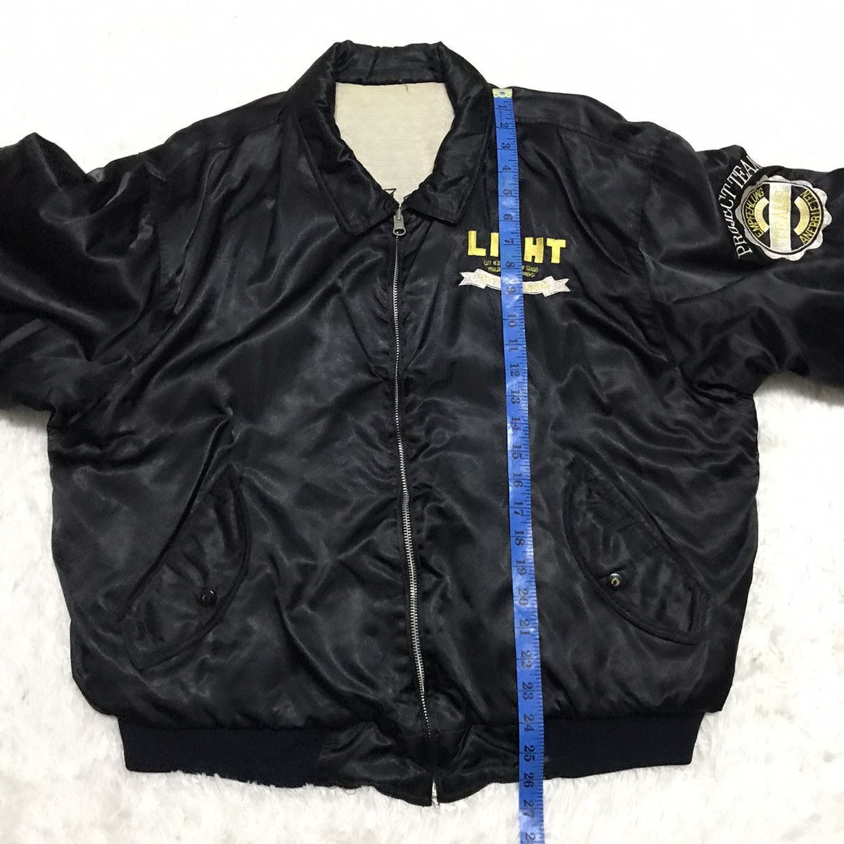 Japanese Brand Embroidery & Reverse Bomber Jacket Size US L / EU 52-54 / 3 - 18 Thumbnail