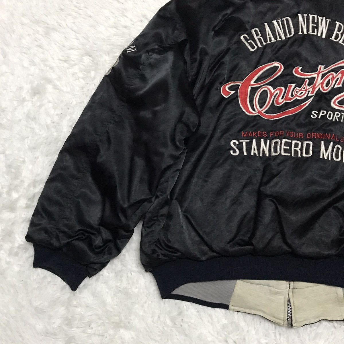 Japanese Brand Embroidery & Reverse Bomber Jacket Size US L / EU 52-54 / 3 - 9 Thumbnail