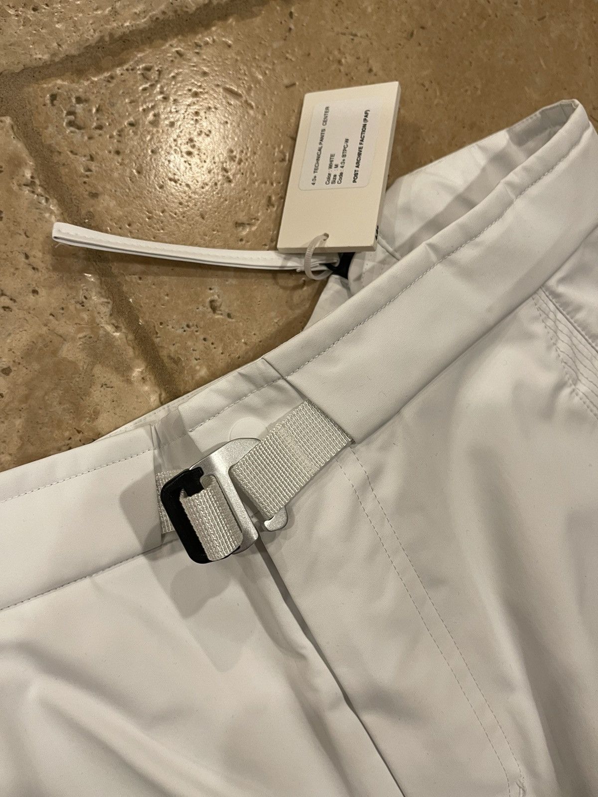 POST ARCHIVE FACTION (PAF) Post Archive Faction PAF 4.0 Technical Pants Center White Size US 32 / EU 48 - 7 Thumbnail