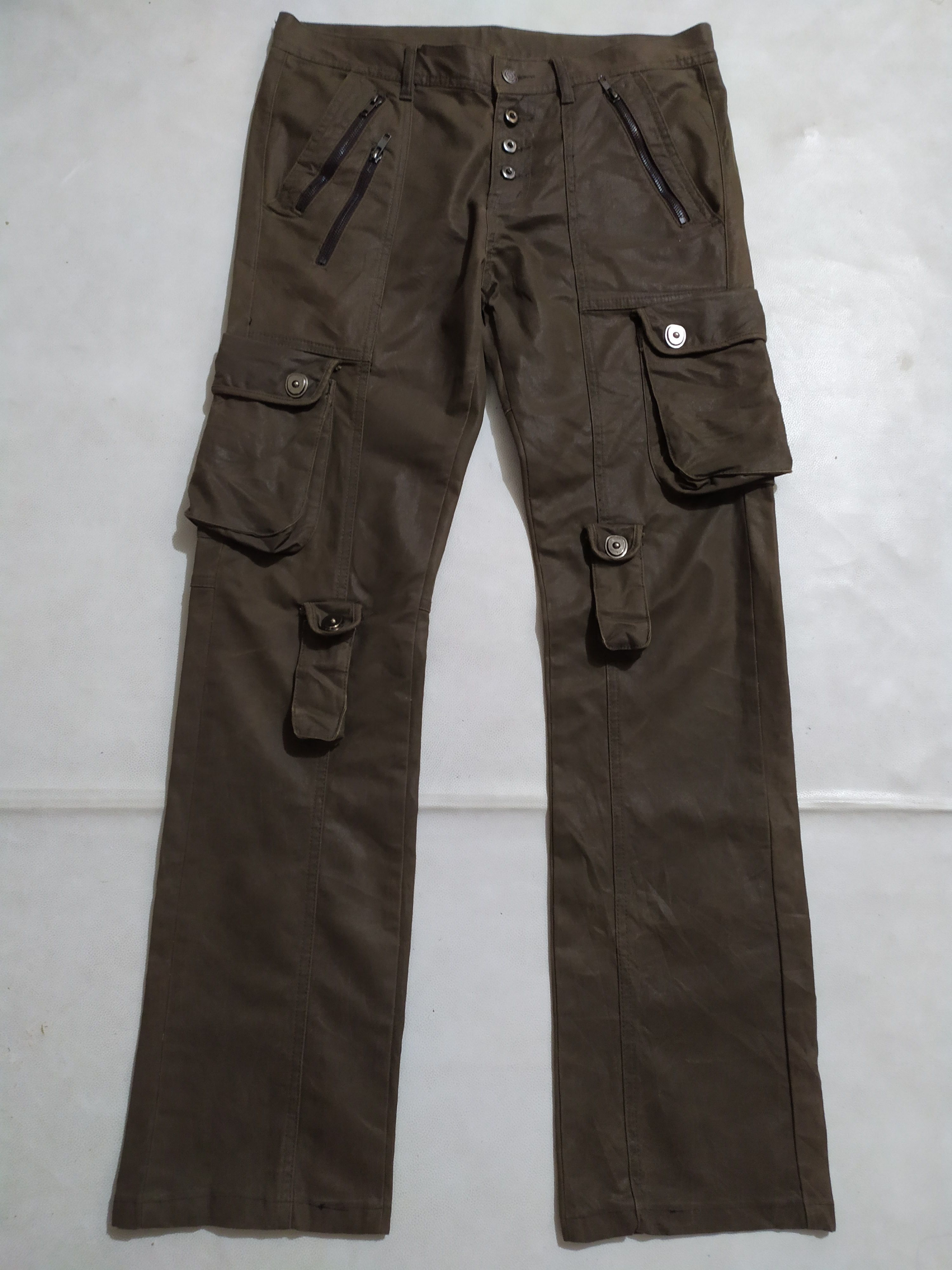 Tornado Mart 🔥Tornado Mart Japan Multipocket Cargo Flared Pants Size US 32 / EU 48 - 5 Thumbnail