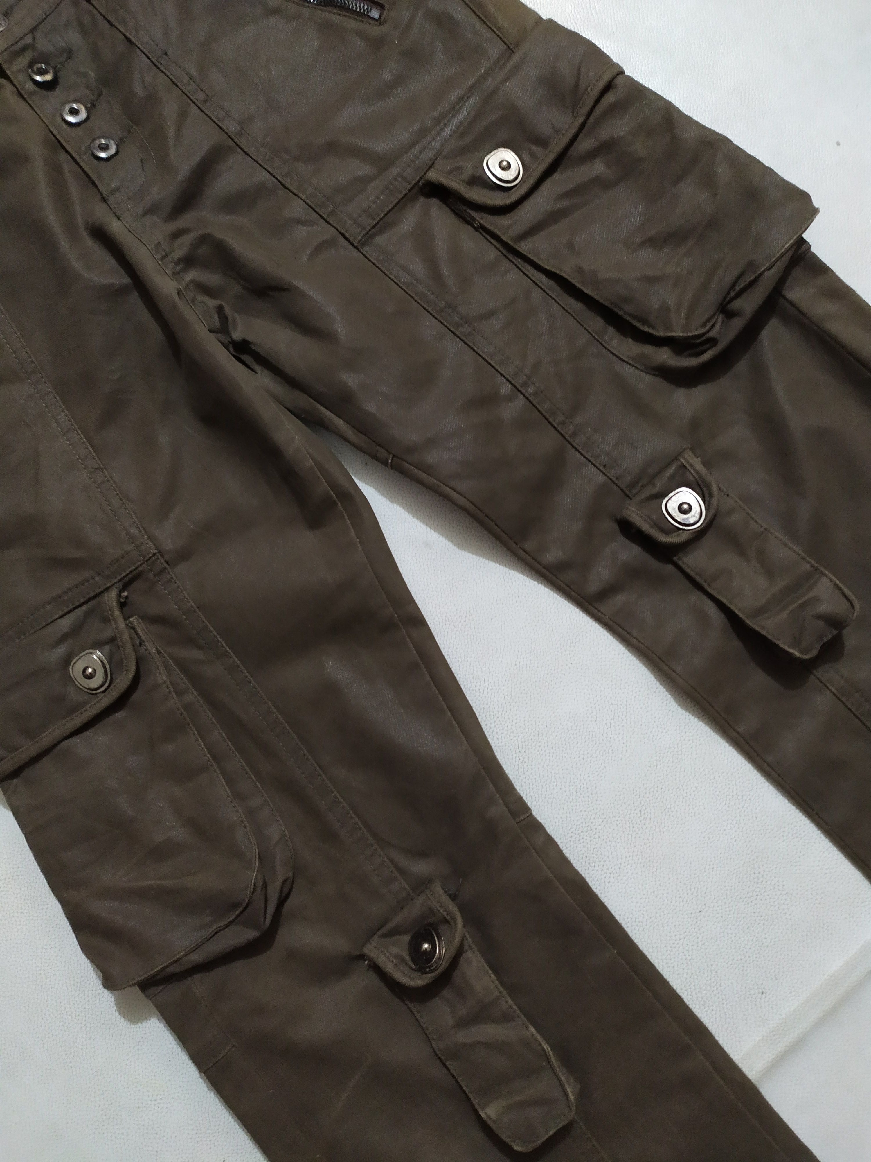 Tornado Mart 🔥Tornado Mart Japan Multipocket Cargo Flared Pants Size US 32 / EU 48 - 8 Thumbnail