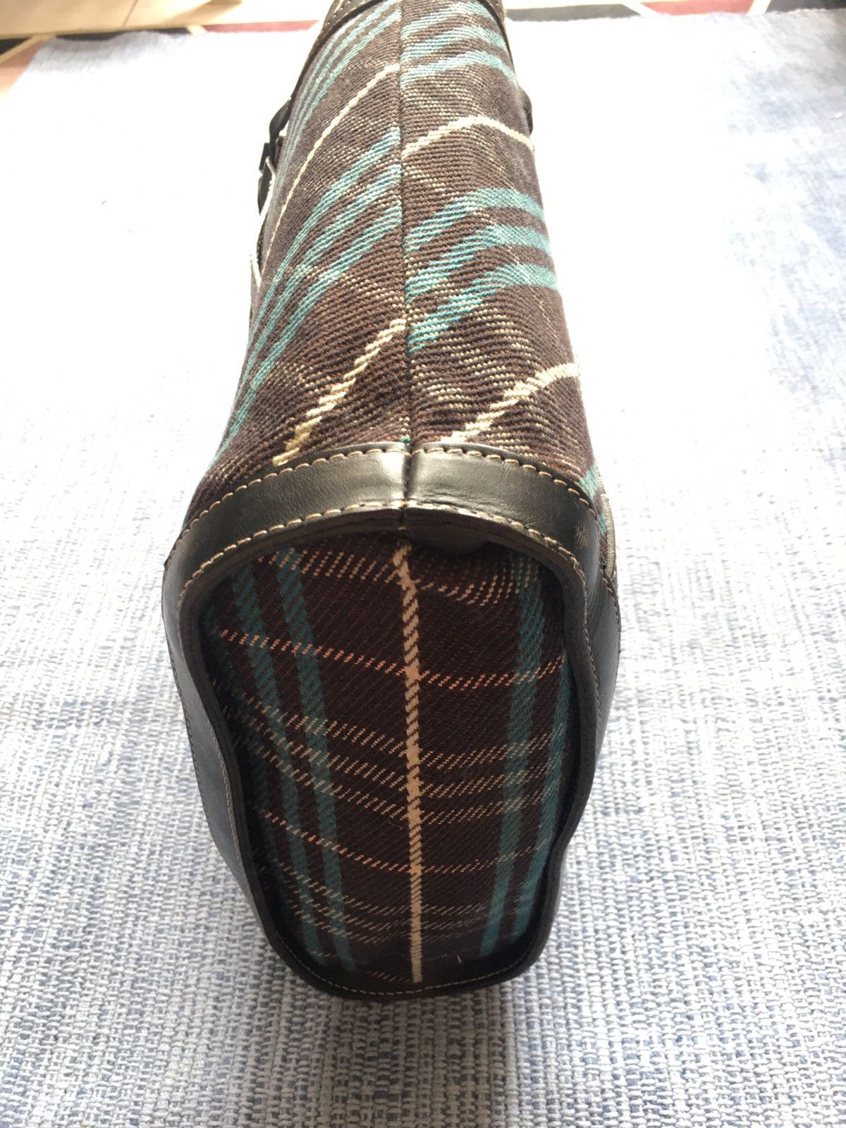 Burberry blue nova check with leather strap Size ONE SIZE - 3 Thumbnail