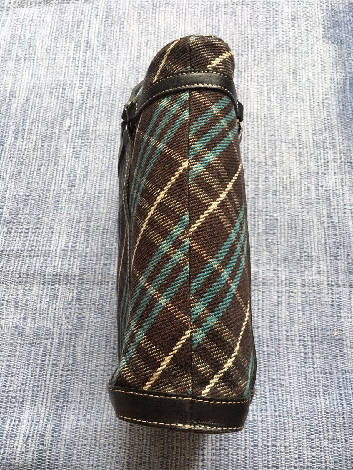 Burberry blue nova check with leather strap Size ONE SIZE - 2 Thumbnail