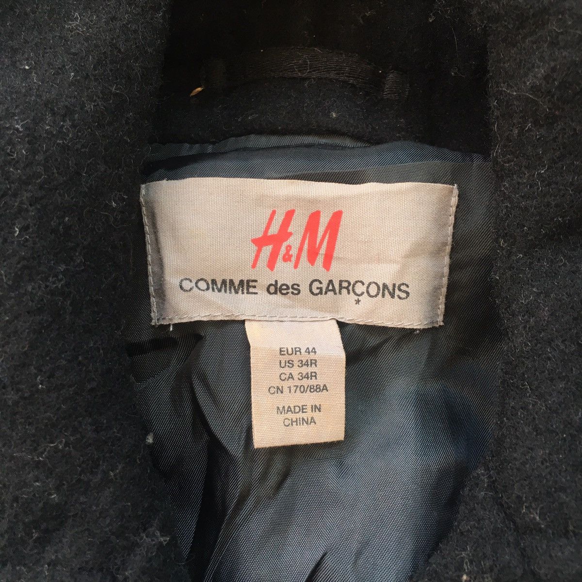 Comme des Garcons × H&M wool jacket Size US XS / EU 42 / 0 - 3 Thumbnail