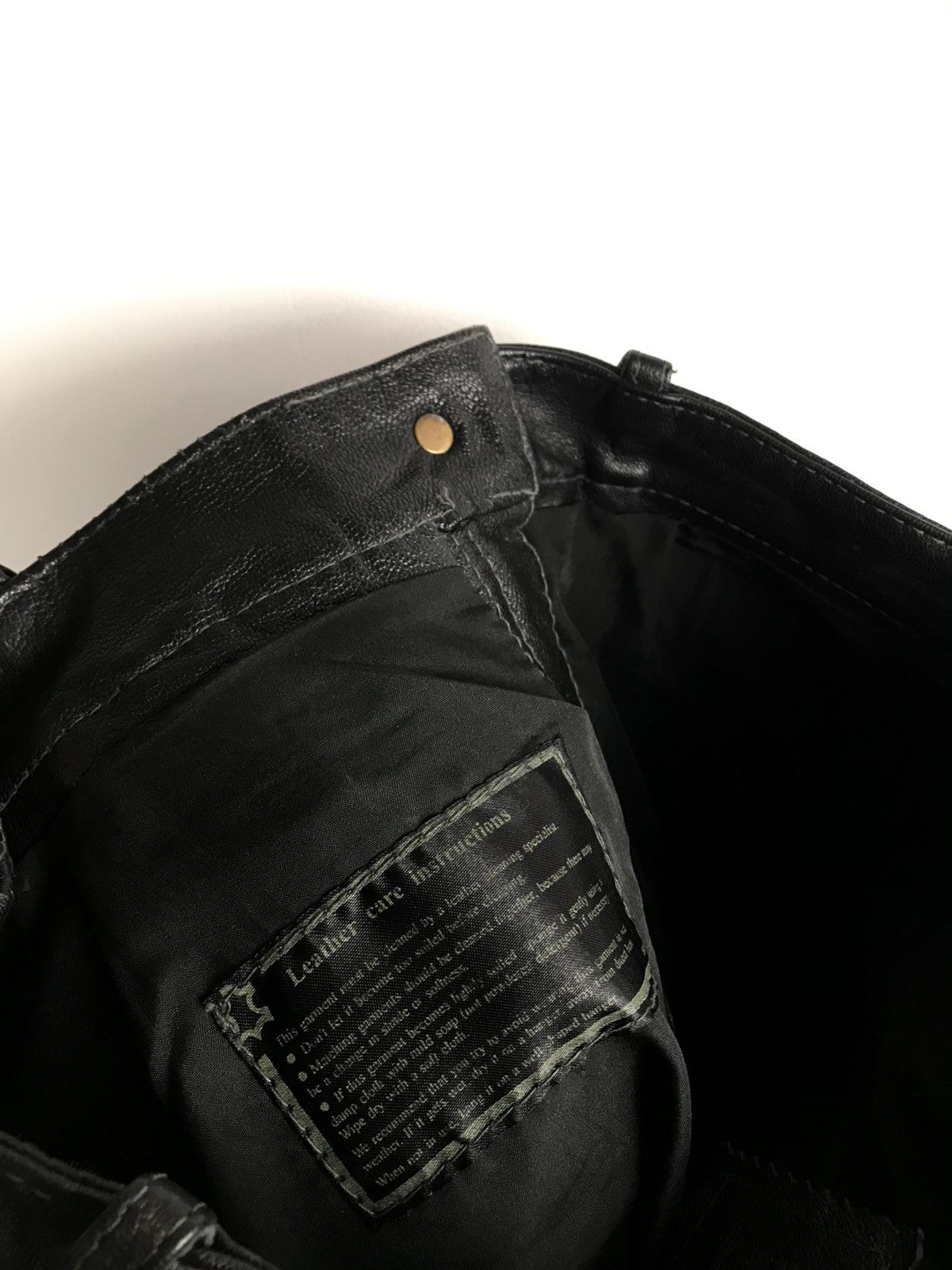 Leather Vintage Travis Scott Style Leather Pants Size US 31 - 5 Thumbnail