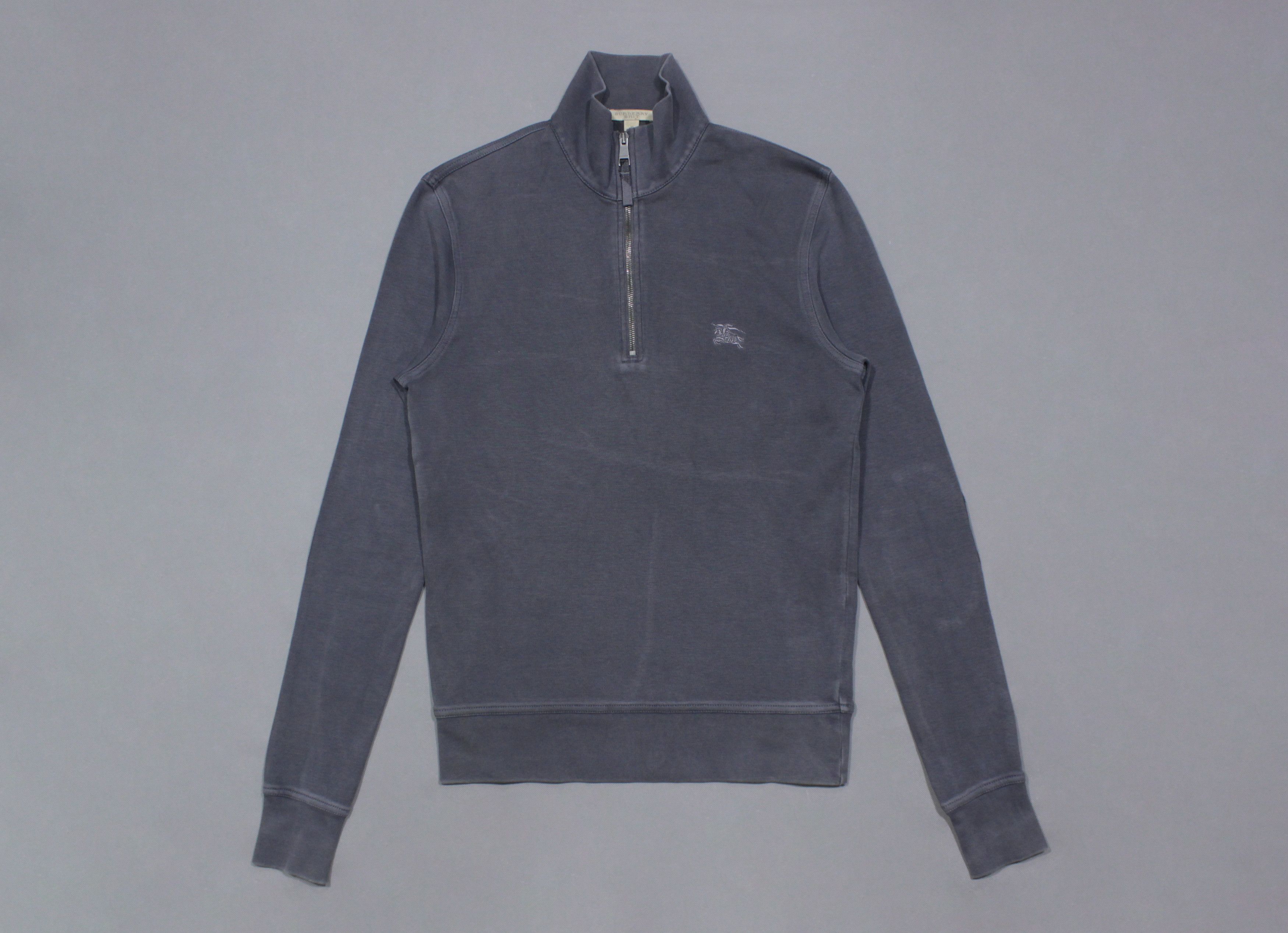 Burberry Brit Washed Nova Check Sweatshirt 1/3 Zip Size US S / EU 44-46 / 1 - 1 Thumbnail