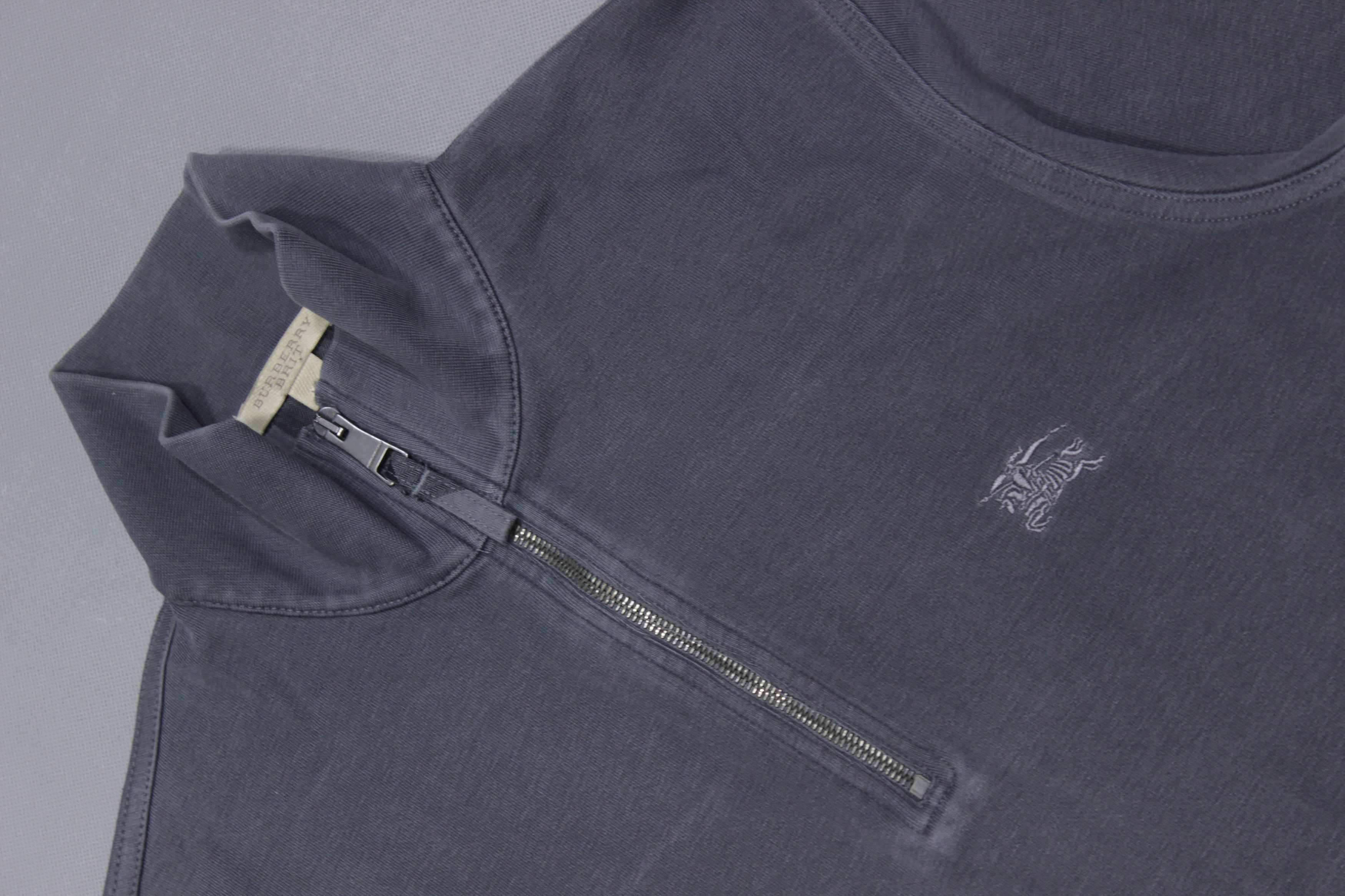 Burberry Brit Washed Nova Check Sweatshirt 1/3 Zip Size US S / EU 44-46 / 1 - 3 Thumbnail