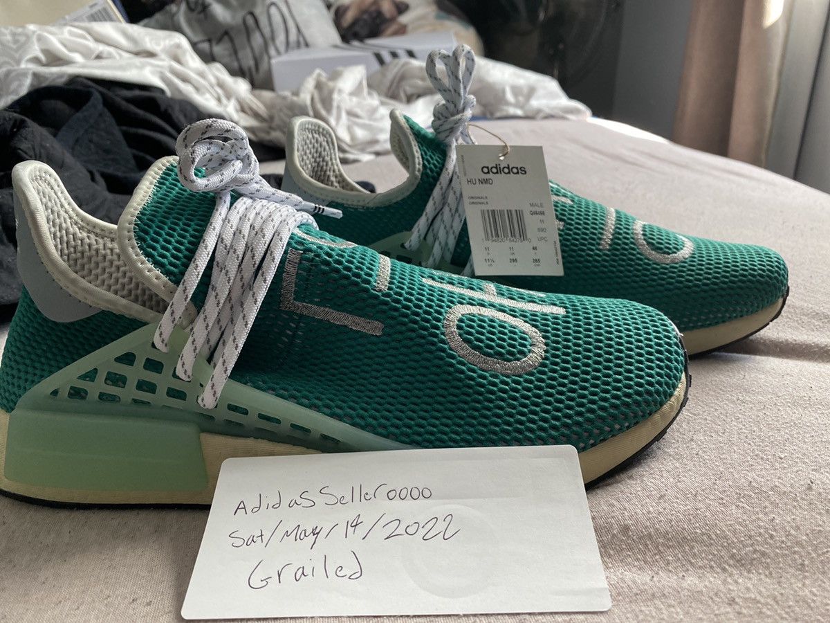 Adidas Pharrell Williams Hu Nmd Dash Green Pharrell Williams NMD