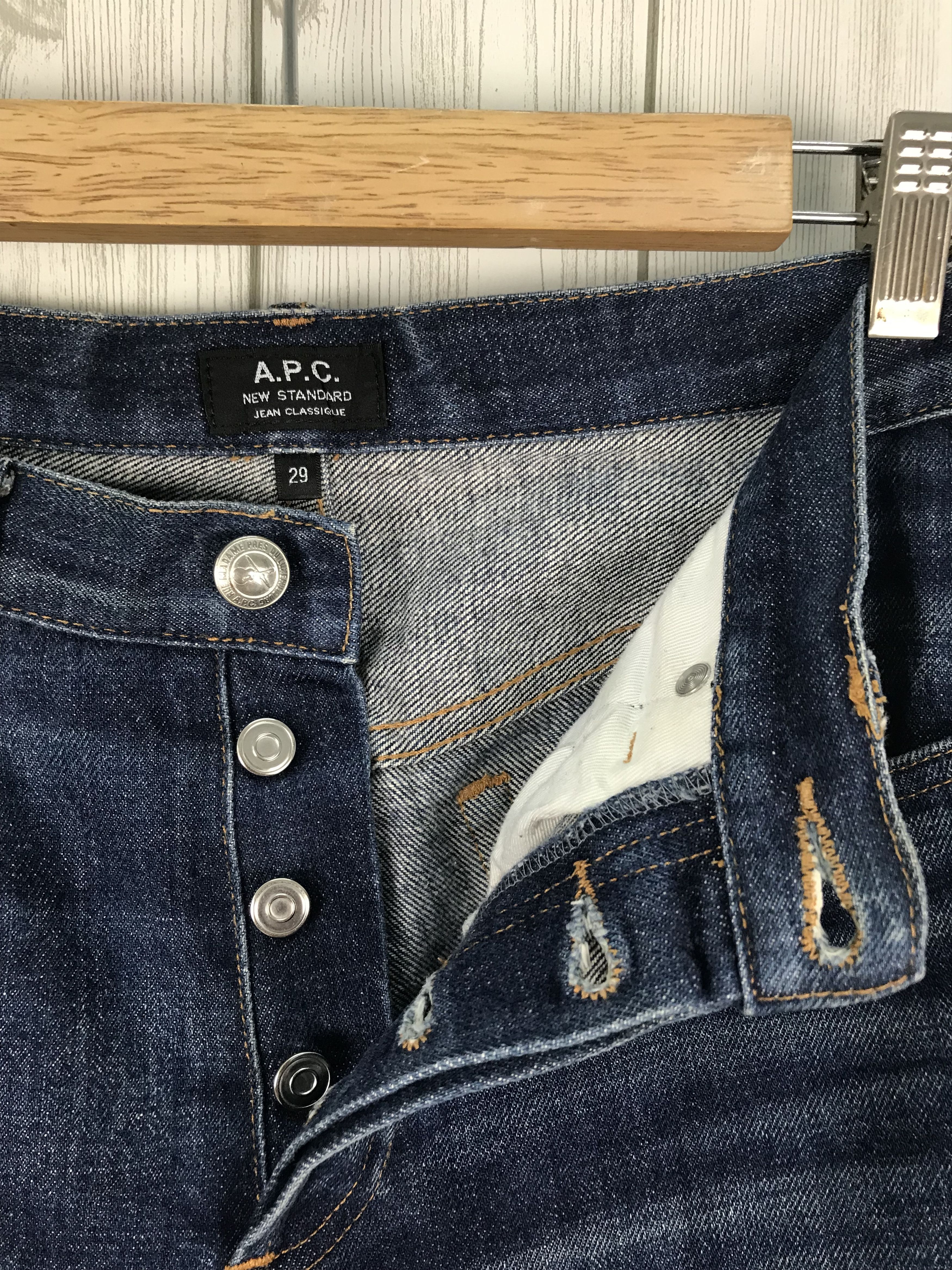 A.P.C. A.P.C. New Standard Jeans Classique Selvedge Redline Jeans Size US 29 - 15 Thumbnail