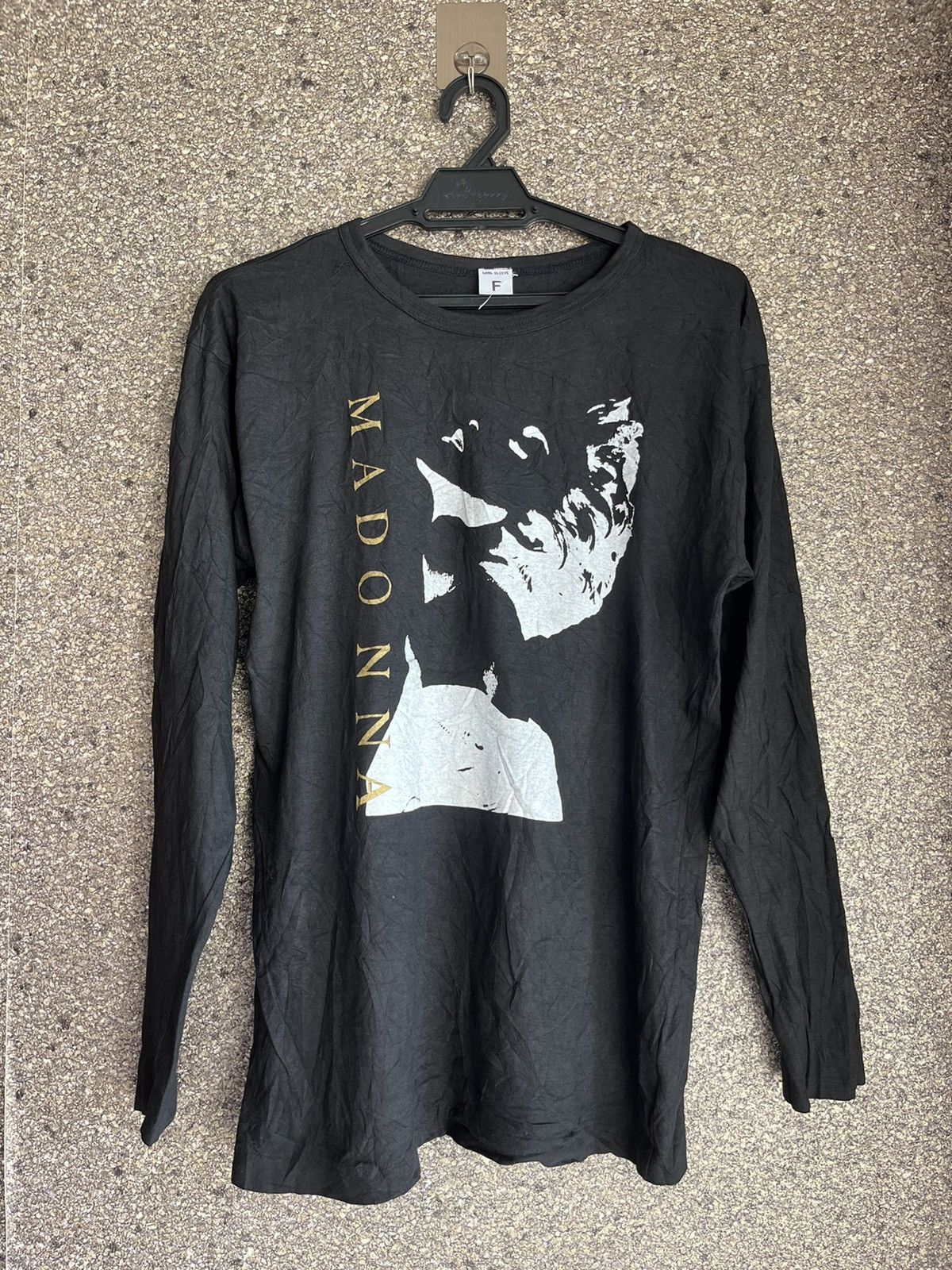 image of Vintage Madonna Ft8 in Black, Men's (Size Large)