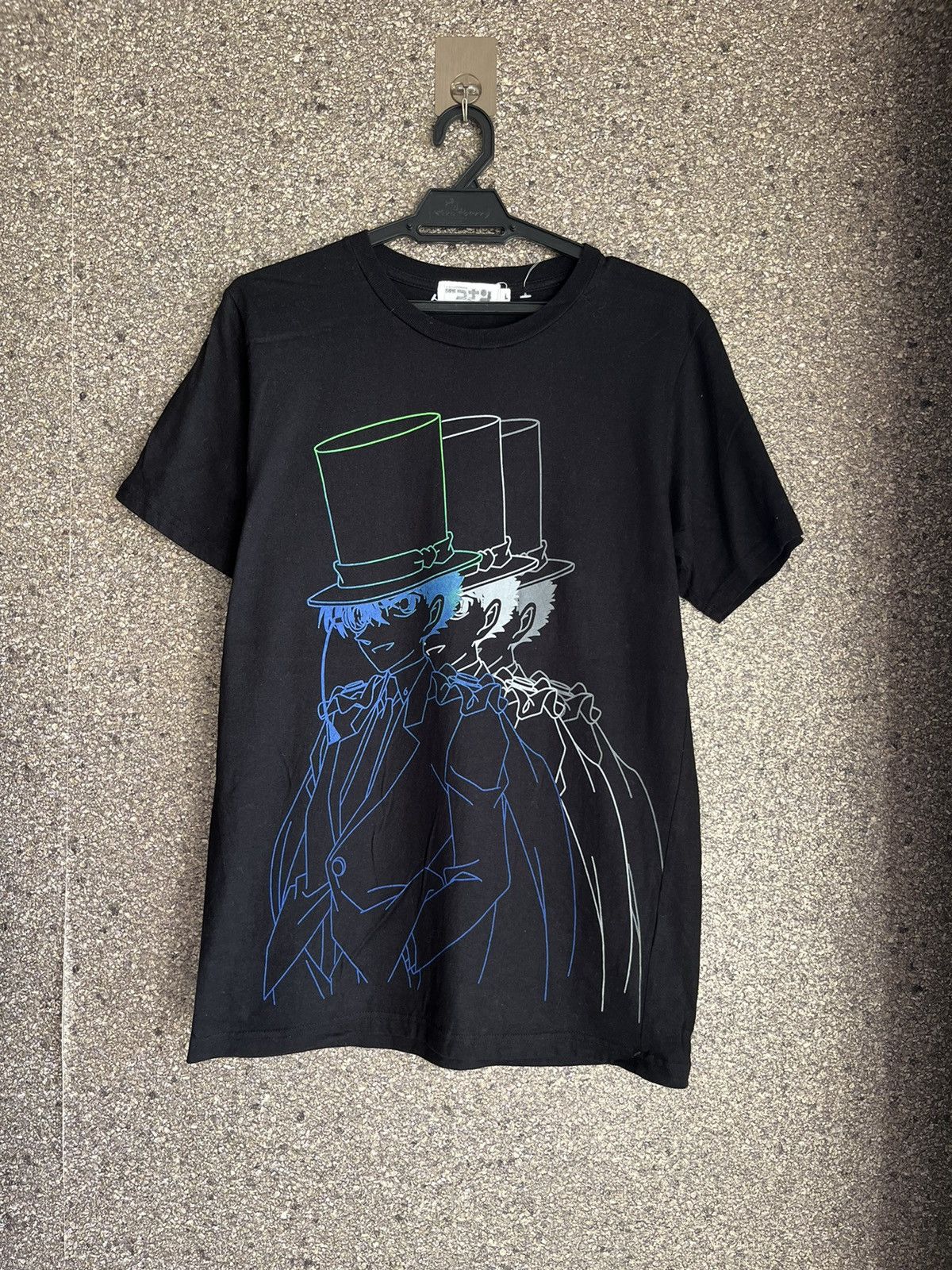 image of Vintage Detective Conan Ft8 in Black, Men's (Size Large)