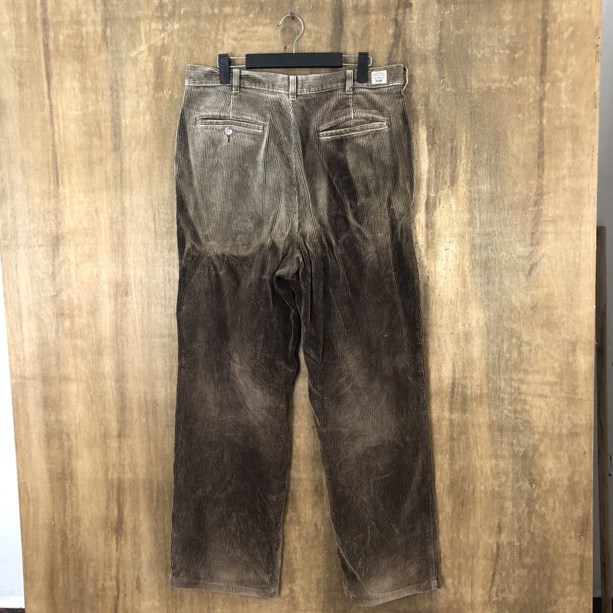 Vintage Wrangler faded Dark Brown Corduroy Casual Pants #6317 Size US 34 / EU 50 - 5 Thumbnail