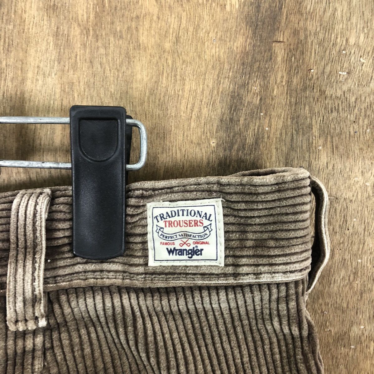 Vintage Wrangler faded Dark Brown Corduroy Casual Pants #6317 Size US 34 / EU 50 - 10 Thumbnail
