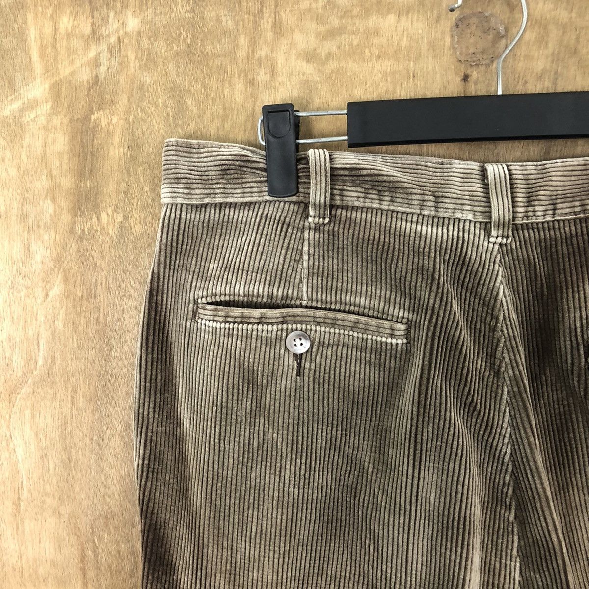 Vintage Wrangler faded Dark Brown Corduroy Casual Pants #6317 Size US 34 / EU 50 - 8 Thumbnail