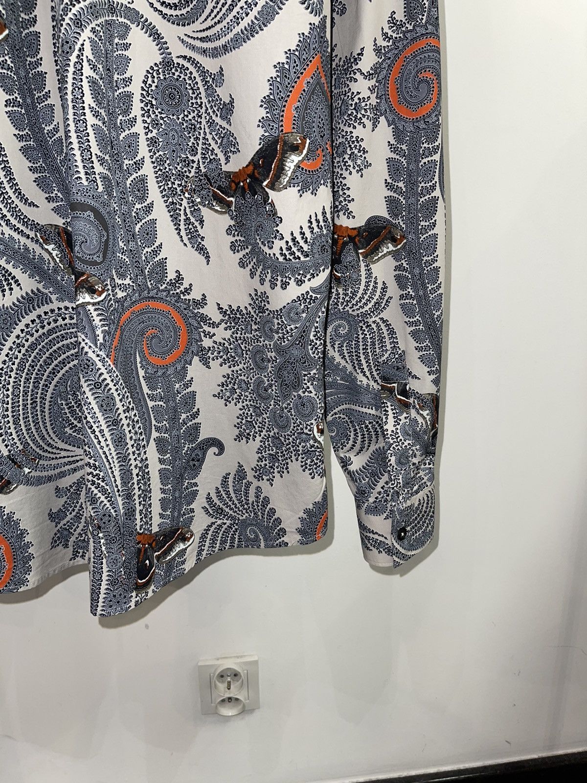 Givenchy Givenchy Paisley Butterfly Abstract All Over Printed Shirt Size US M / EU 48-50 / 2 - 6 Thumbnail