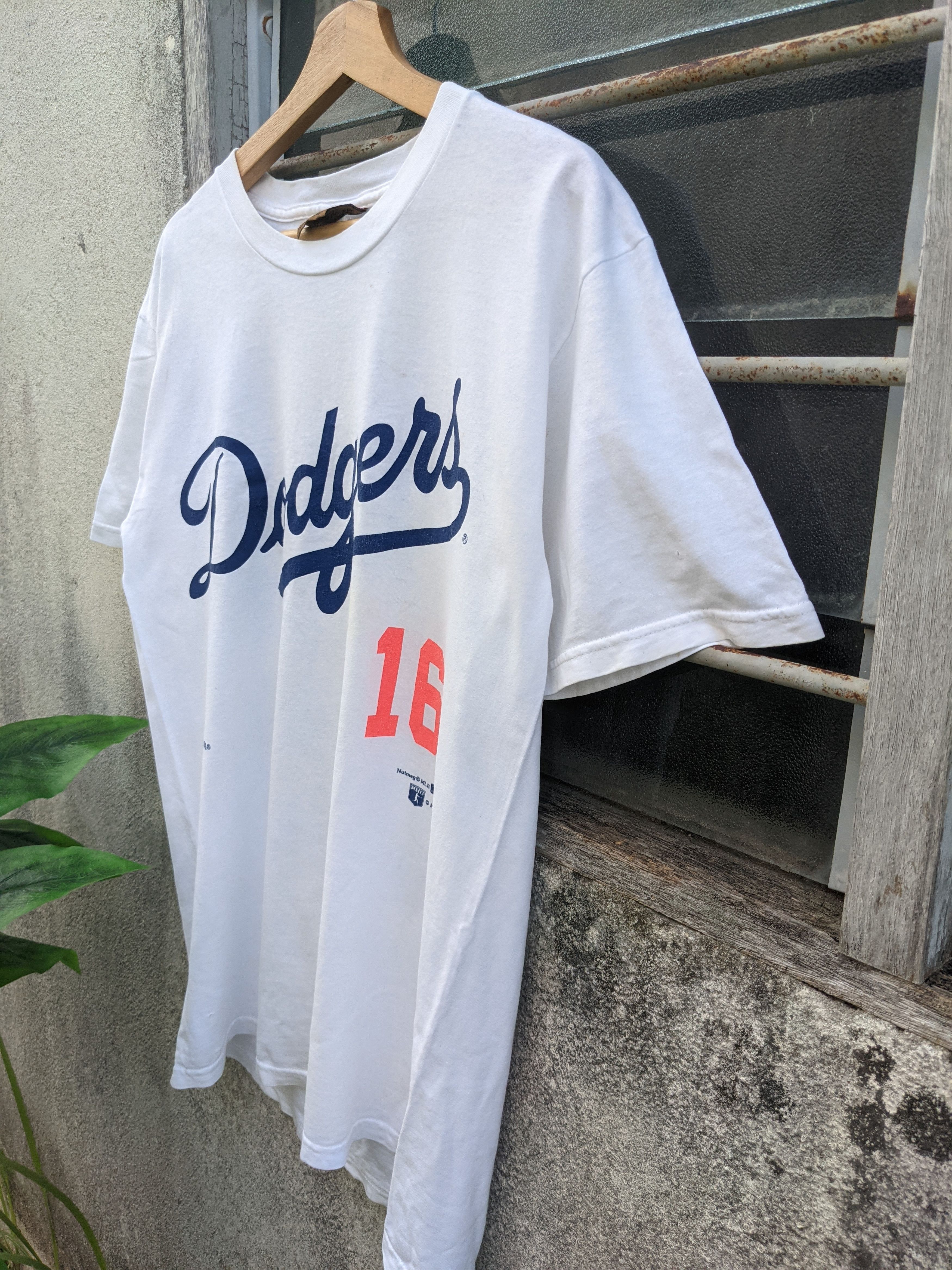 MLB × Nutmeg × Vintage Vintage Nutmeg LA Dodgers Hideo Nomo 16 Size US M / EU 48-50 / 2 - 4 Thumbnail