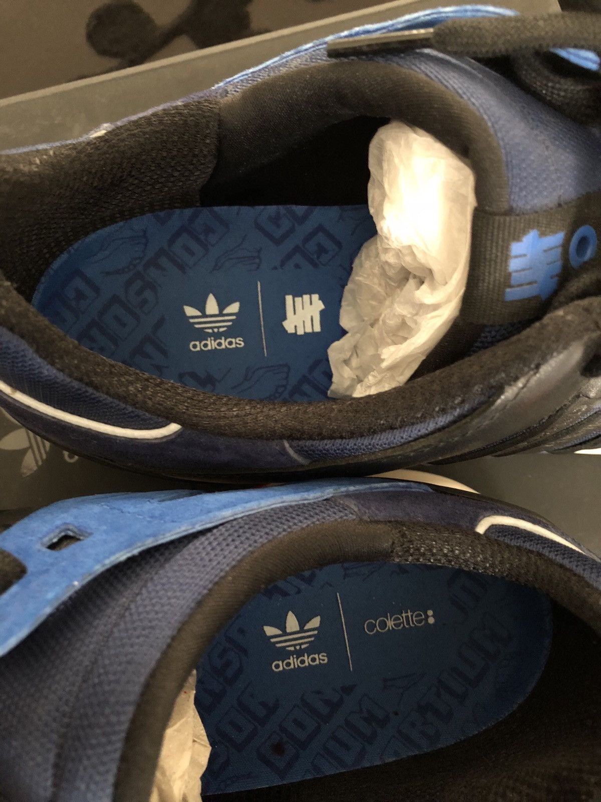 Adidas Colette x Undefeated x EQT Support S.E. Dark Blue 2017 Size US 11.5 / EU 44-45 - 4 Thumbnail