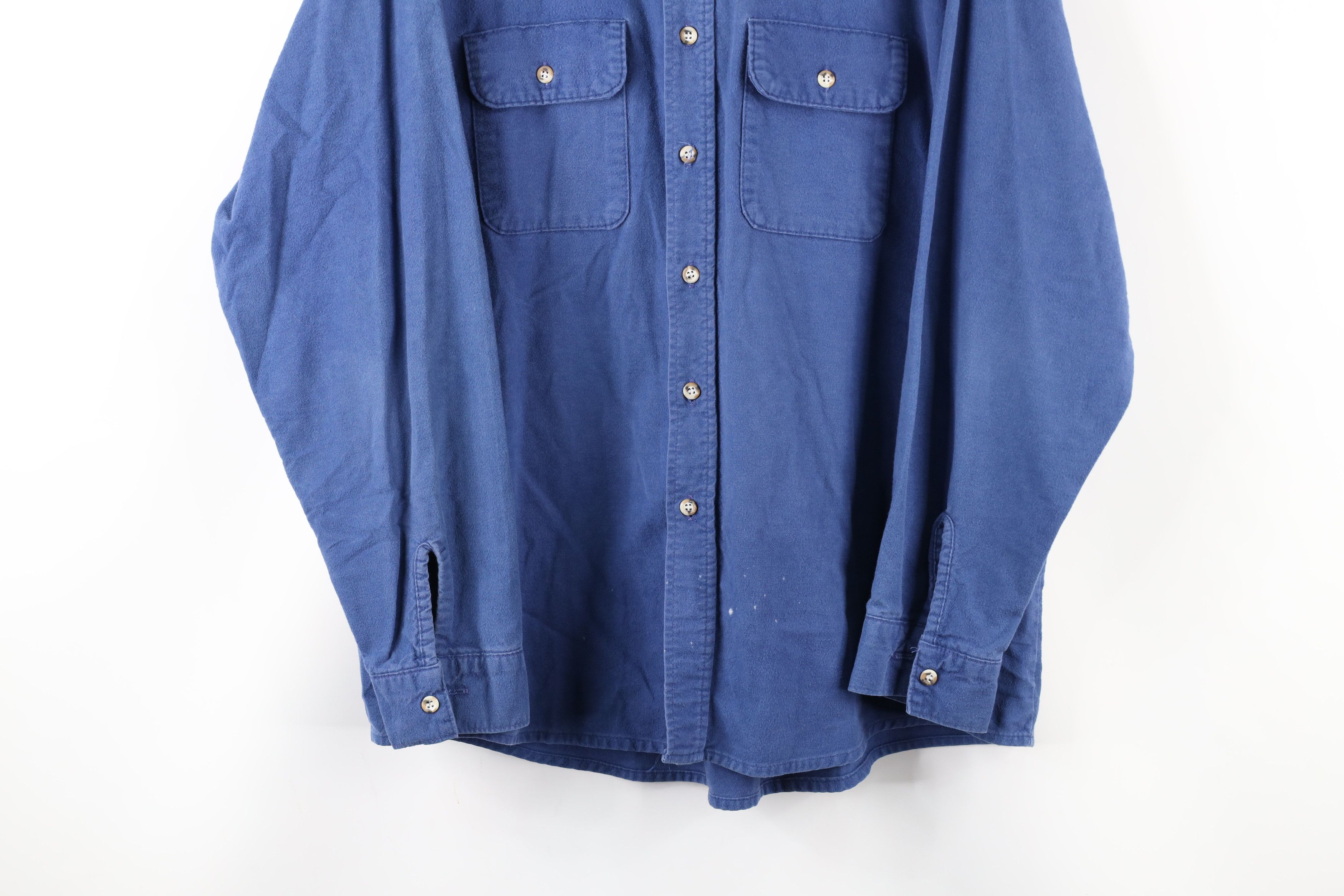 FiveBrother × Vintage Vintage 90s Five Brother Chamois Collared Button Shirt USA Size US XL / EU 56 / 4 - 3 Thumbnail