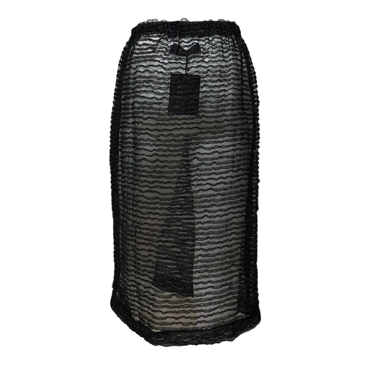 Comme des Garcons TRICOT COMME DES GARÇONS Sheer Midi Skirt Size 26" / US 2 / IT 38 - 2 Thumbnail