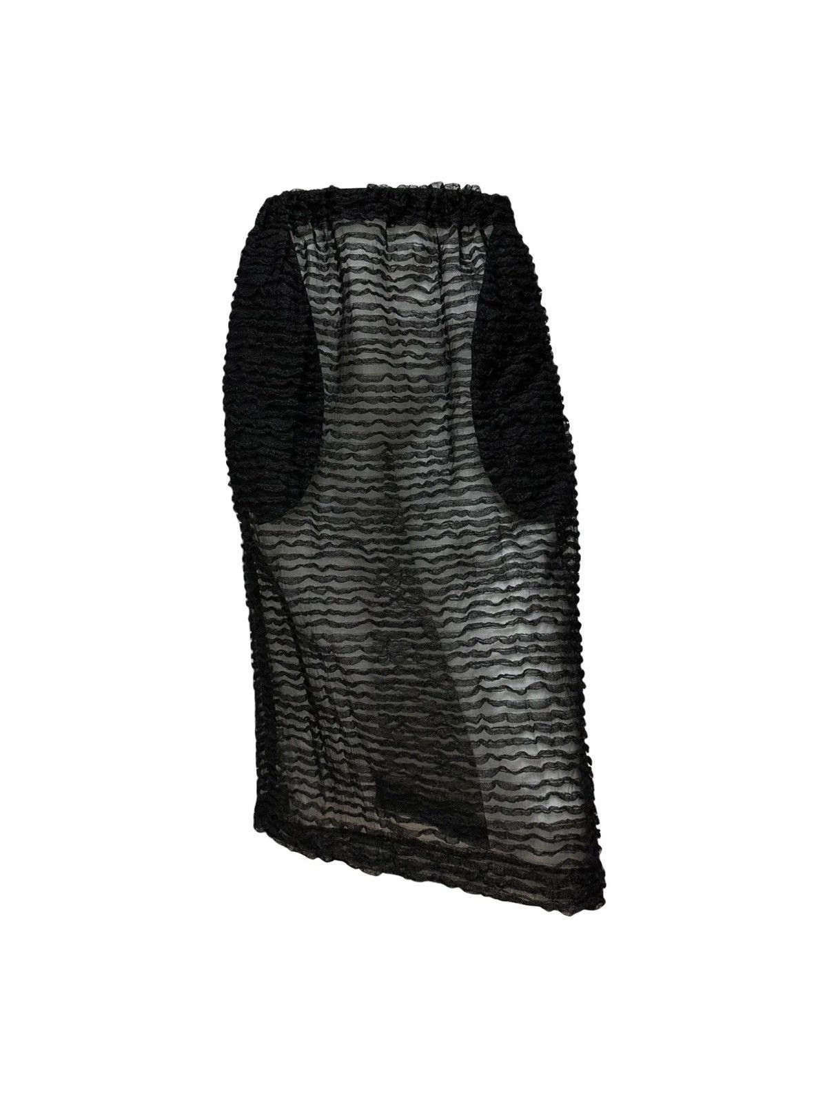 Comme des Garcons TRICOT COMME DES GARÇONS Sheer Midi Skirt Size 26" / US 2 / IT 38 - 1 Thumbnail