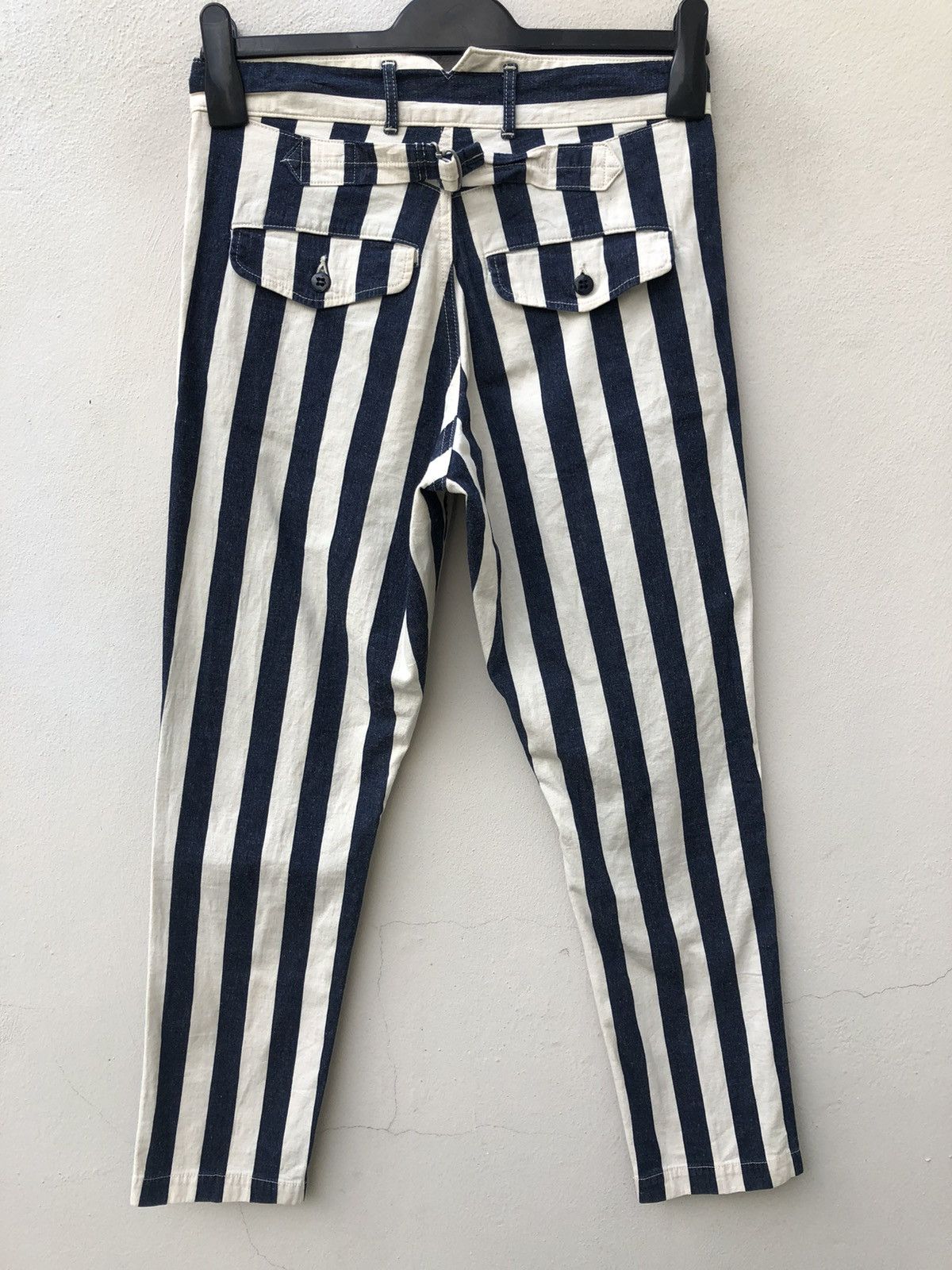 Japanese Brand × Spellbound Spellbound D.M.G Japan Vertical Border Striped Trouser Pant Size US 28 / EU 44 - 10 Thumbnail