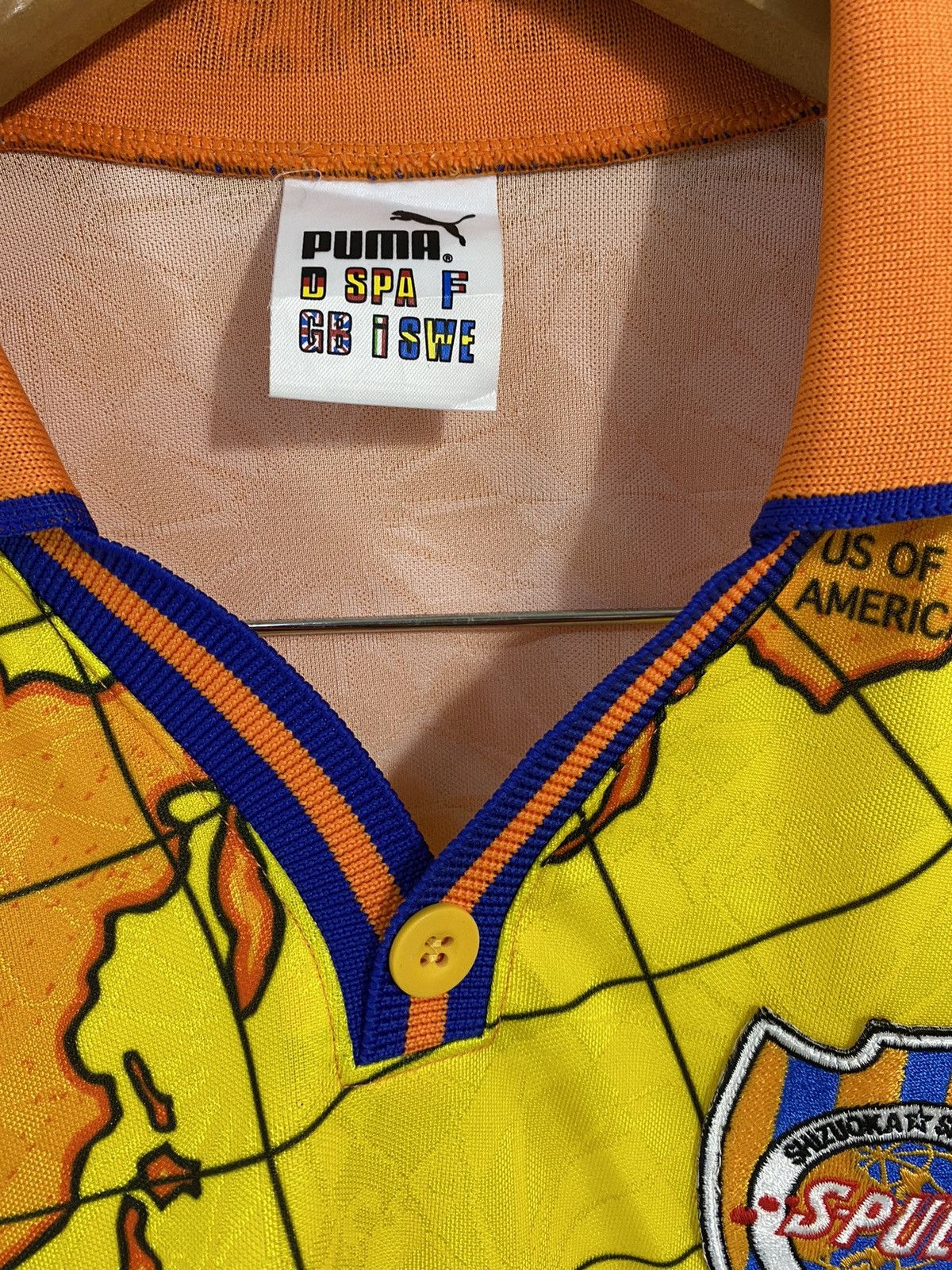 Puma Vintage 97-98 S-Pulse Shimizu FC Home Jersey Rare Design Size US M / EU 48-50 / 2 - 5 Thumbnail