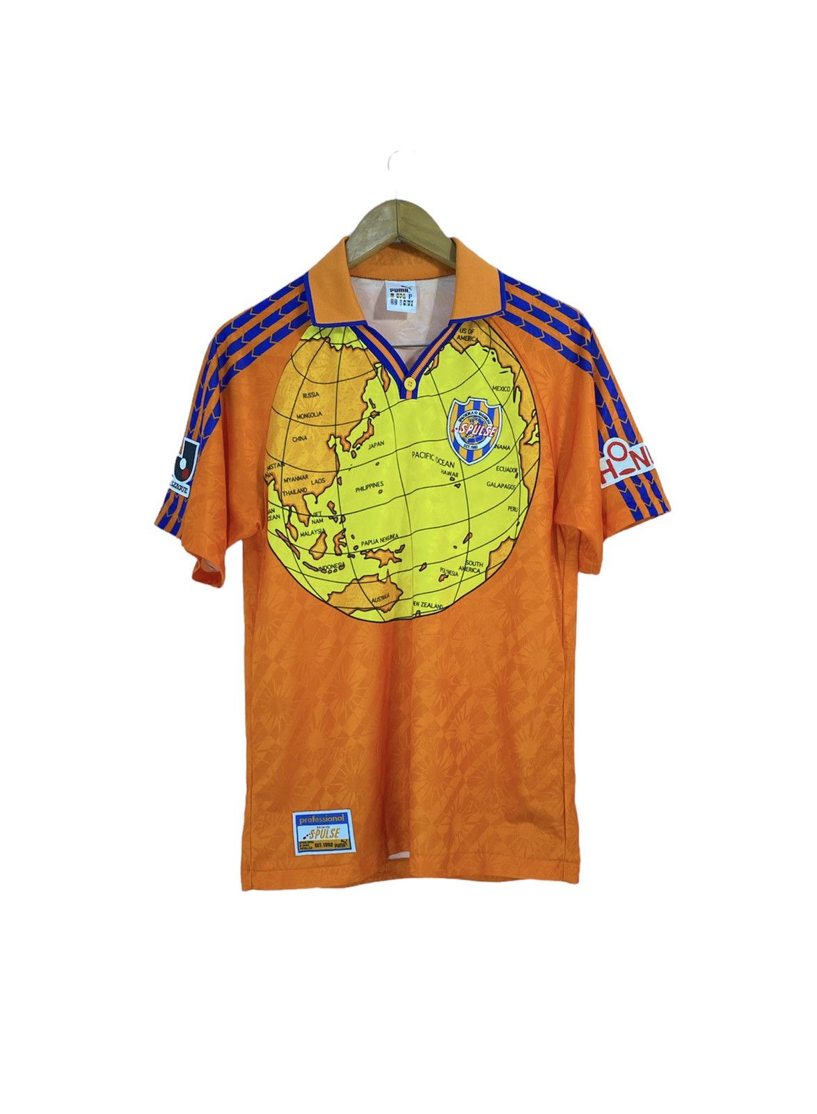 Puma Vintage 97-98 S-Pulse Shimizu FC Home Jersey Rare Design Size US M / EU 48-50 / 2 - 1 Thumbnail
