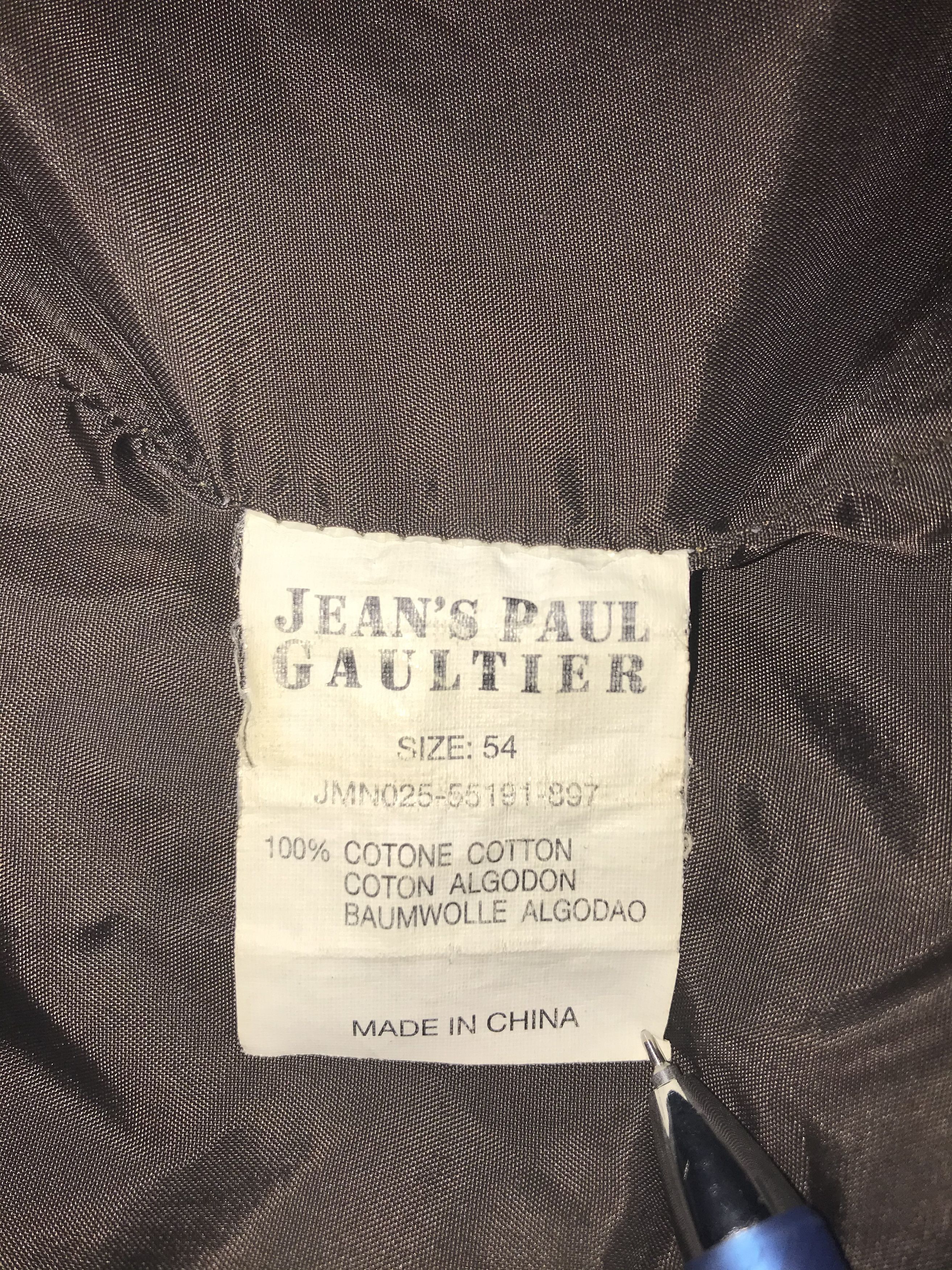 Jean Paul Gaultier Jean Paul Gaultier Technical Multipocket Military Jacket Size US L / EU 52-54 / 3 - 13 Thumbnail