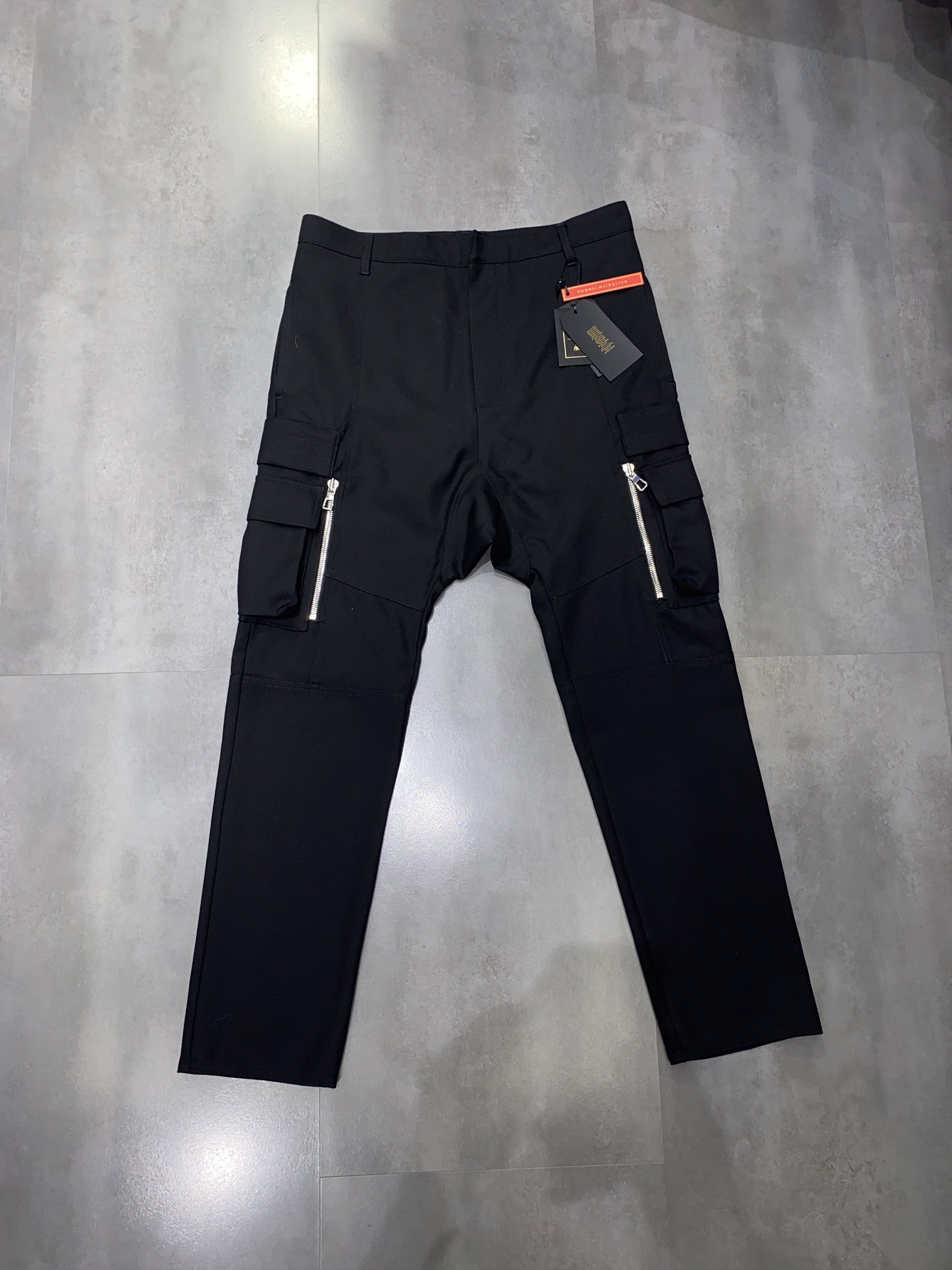 Balmain DSWT! SS15 Balmain X H&M Wool Cargo Zipped Pants Size US 34 / EU 50 - 1 Thumbnail