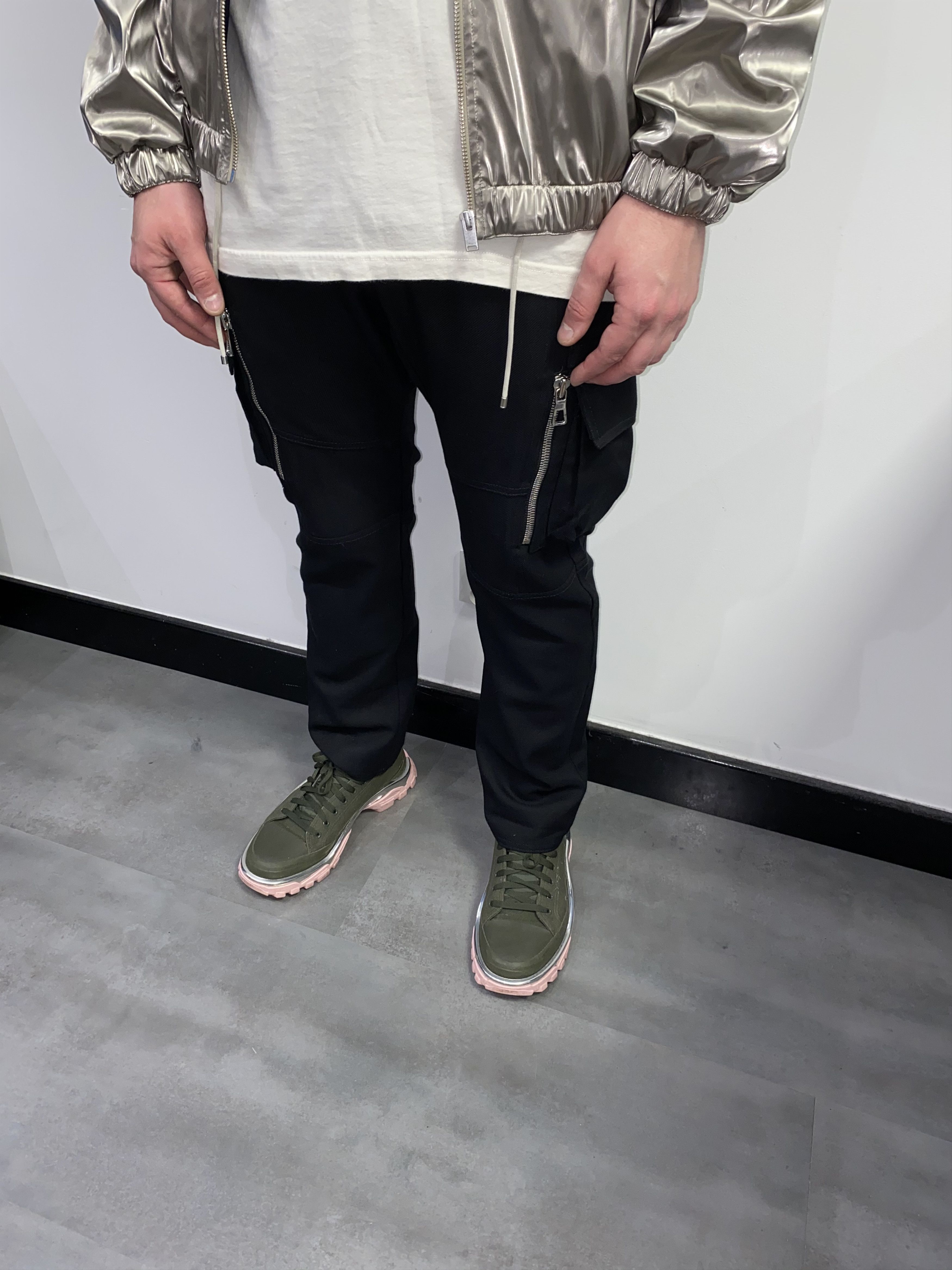 Balmain DSWT! SS15 Balmain X H&M Wool Cargo Zipped Pants Size US 34 / EU 50 - 5 Thumbnail